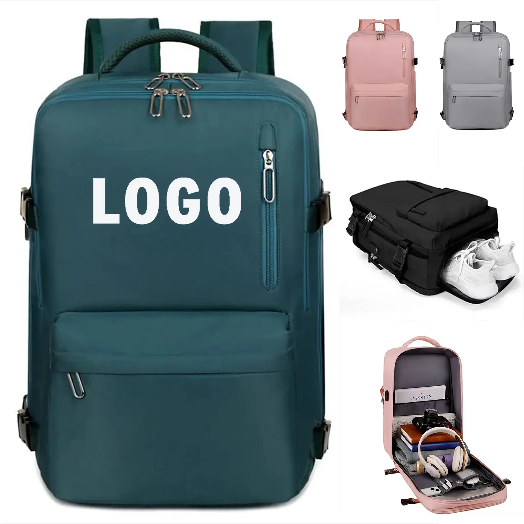 Multifunctional Waterproof College Outdoor Travel Laptop Backpack 2