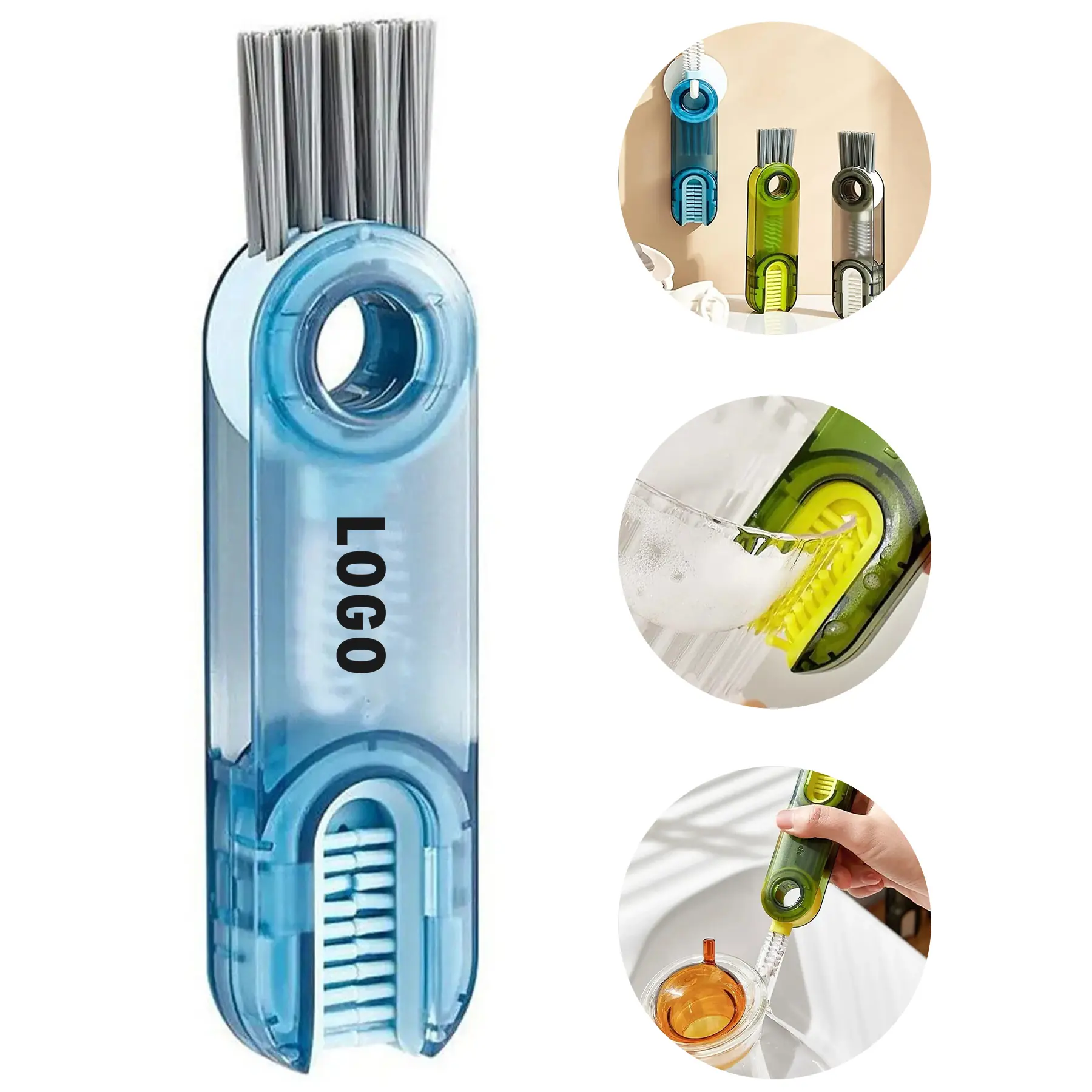 Triple Function Kitchen Cleaning Brush Set Gap Tool 2