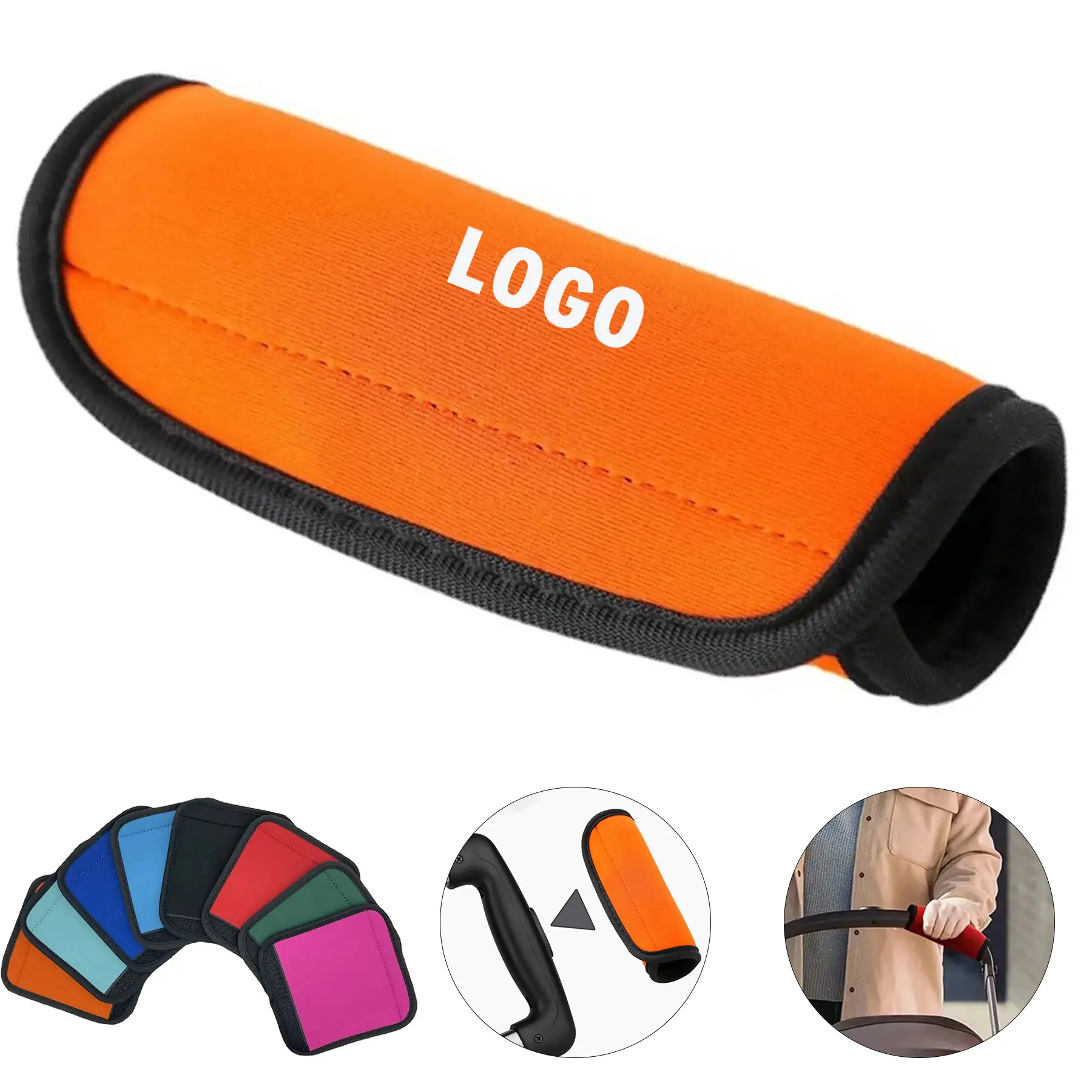 Premium Waterproof Neoprene Luggage Handle Grip Cover 2