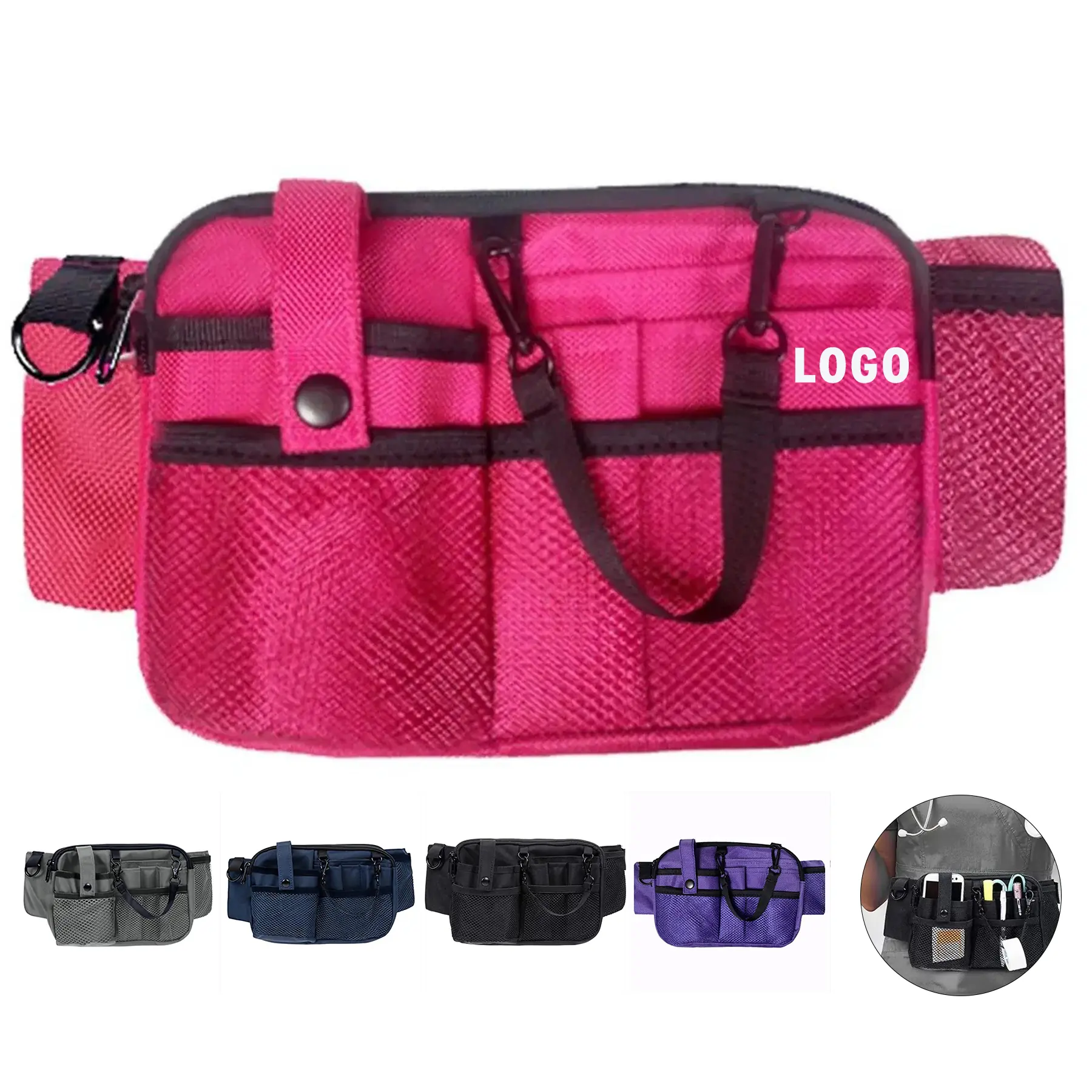 Medical Caregiver Multi-Pocket Waist Pack 2