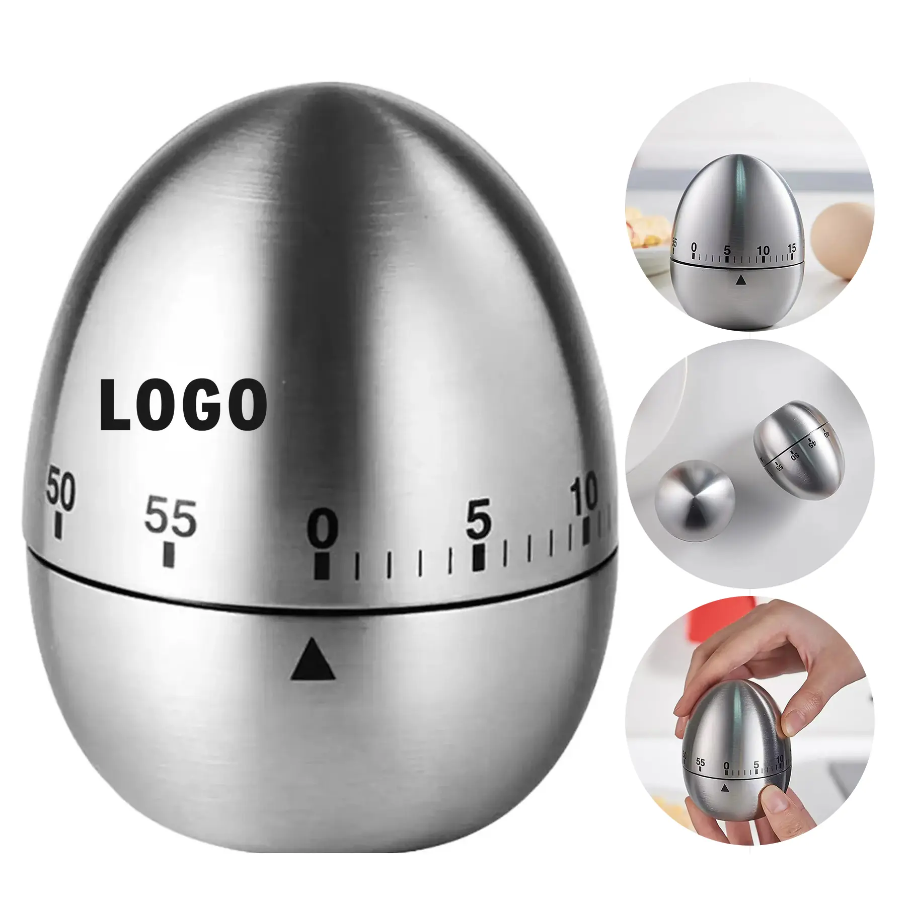 Mechanical Countdown Timer Egg Design Eco Conscious Kitchen Gadget 2