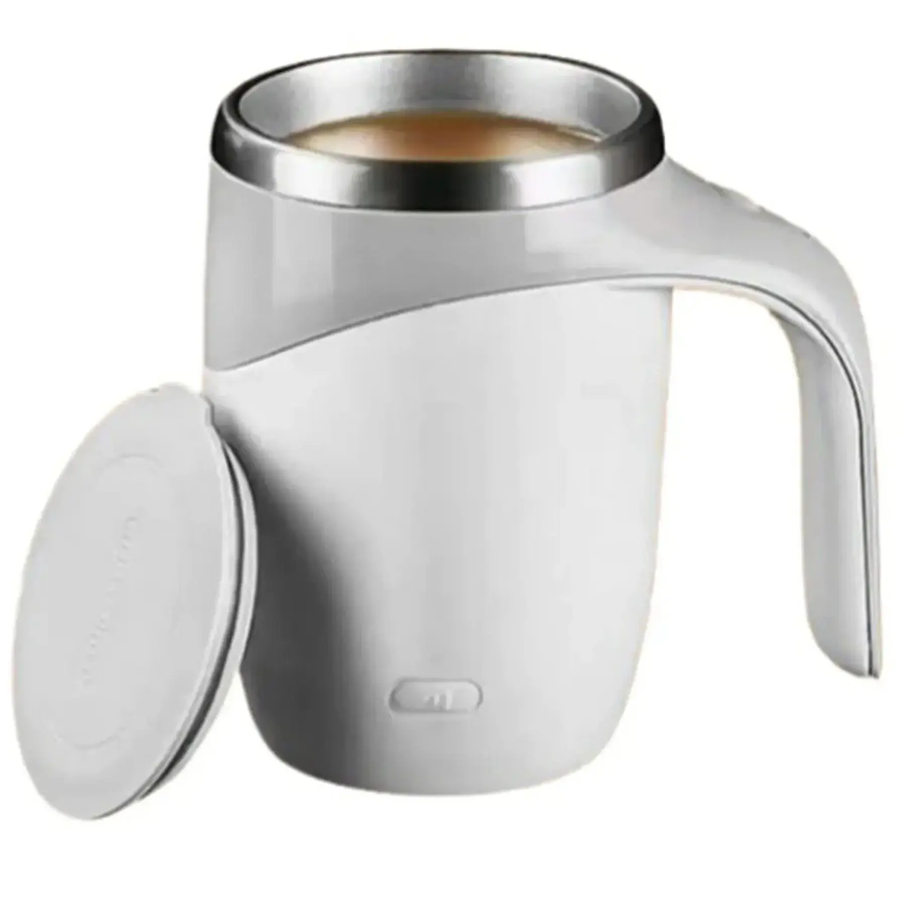 Self Stirring Battery Coffee Mug Insulated Travel Cup