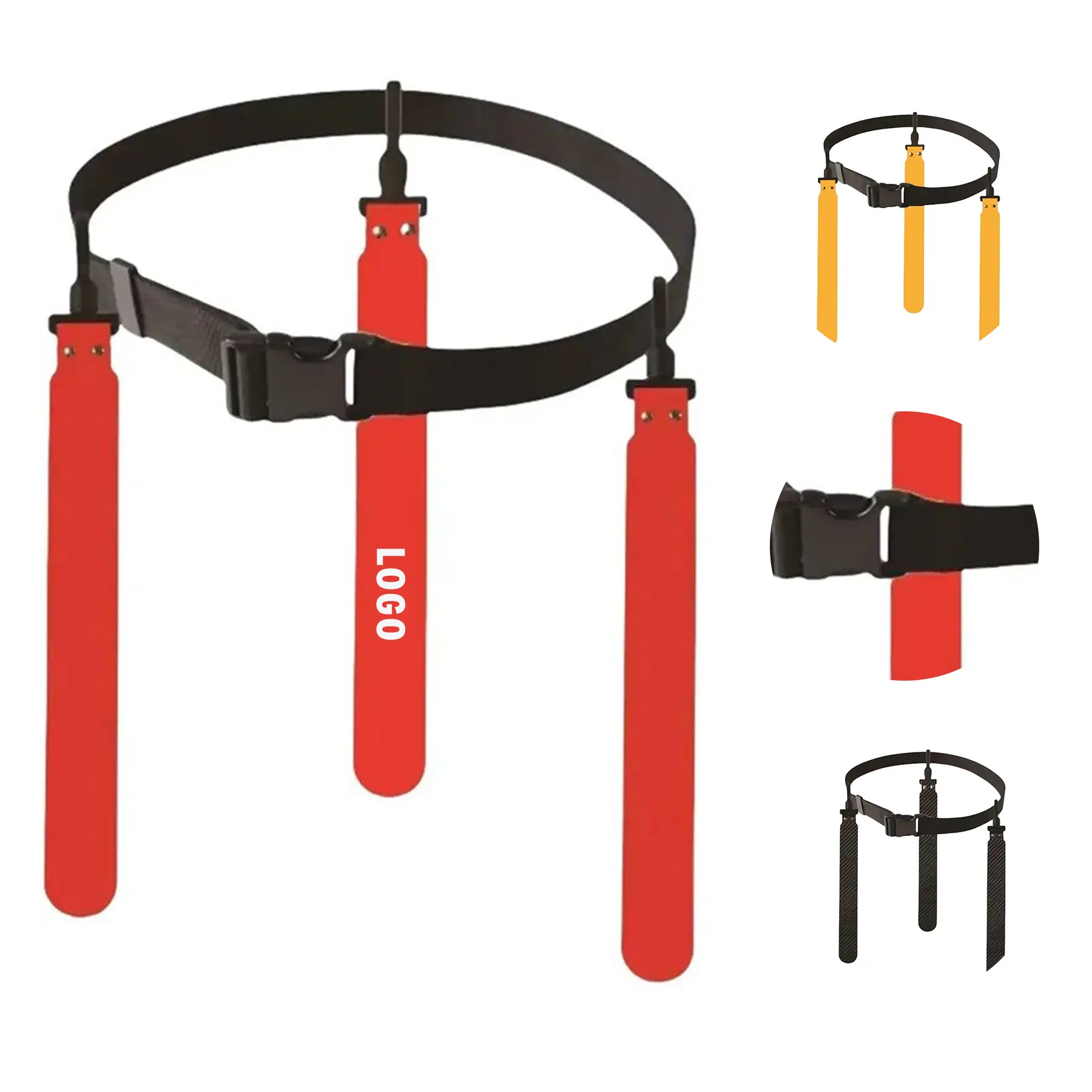 Flag Football Belt Set 3 Detachable Pull Flags 2