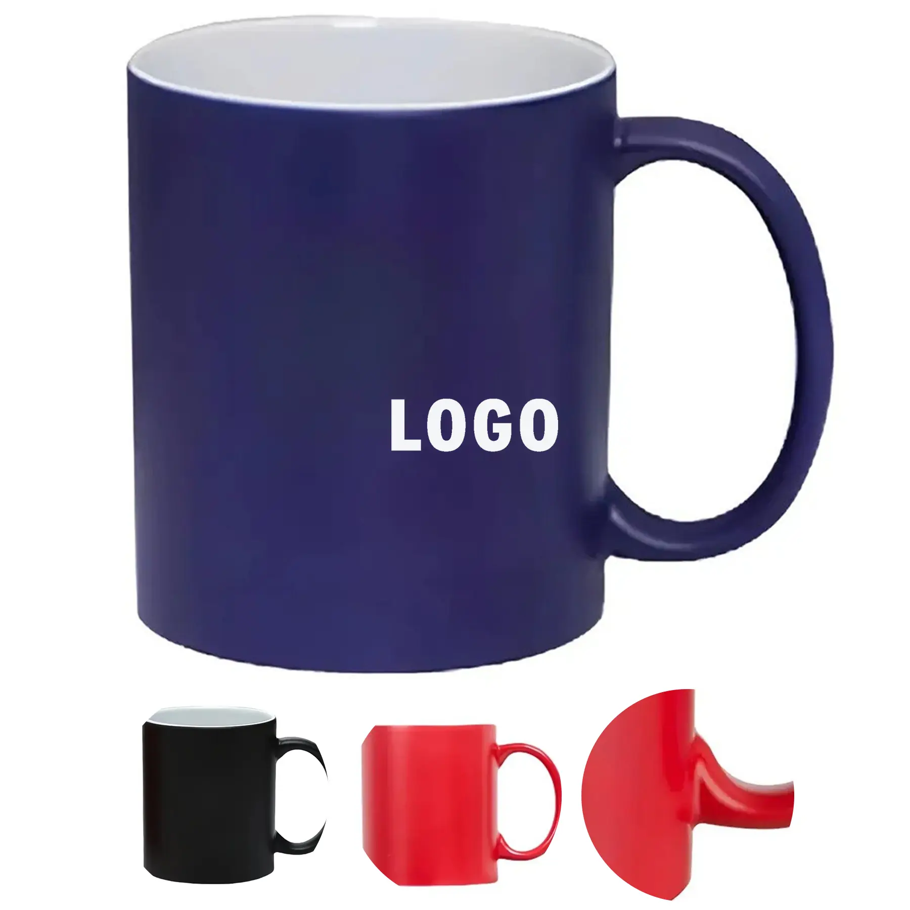 Magic Heat Reactive Coffee Mug Custom Logo Promotional Gift 2