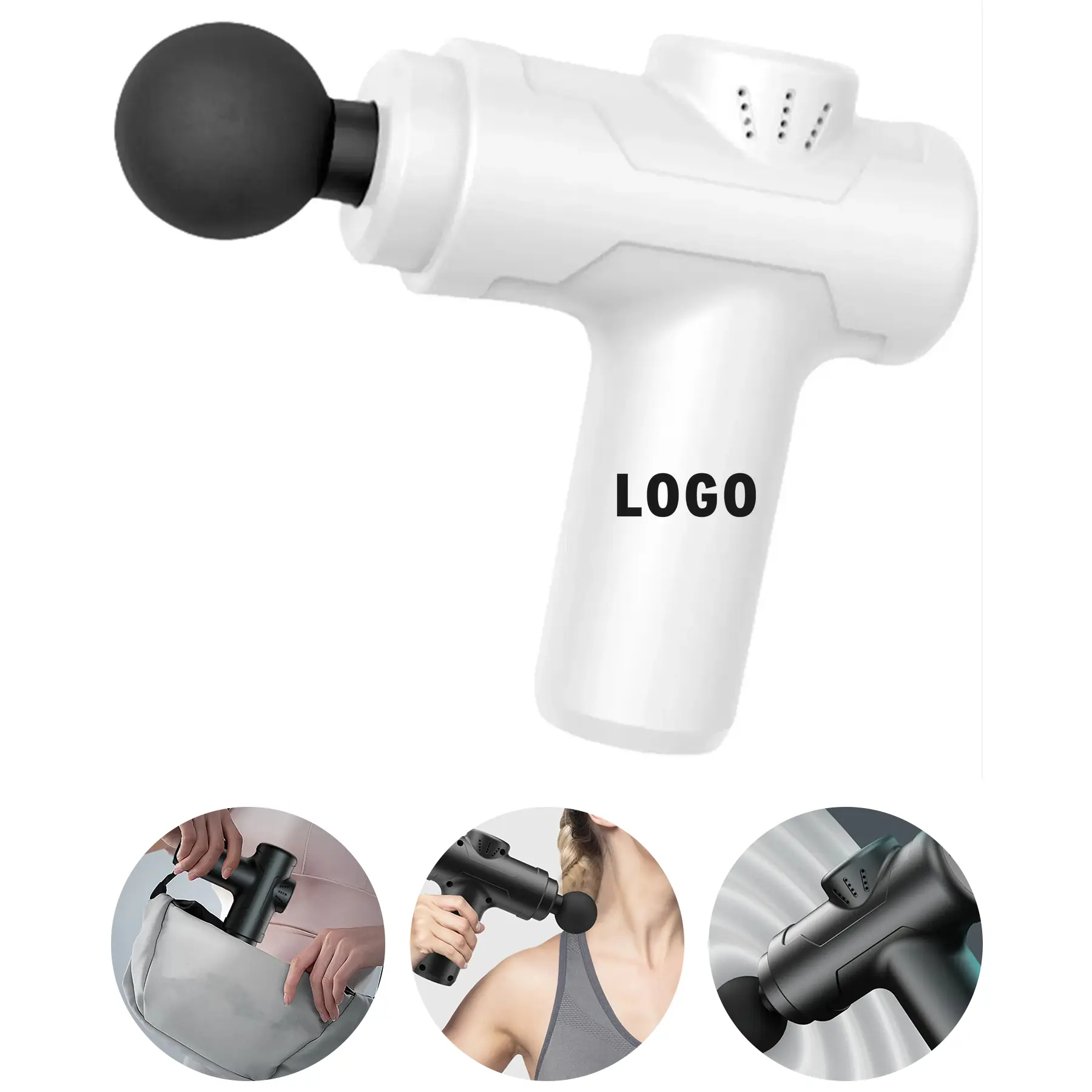 Cordless Deep Tissue Massage Gun Portable Muscle Relaxer 2
