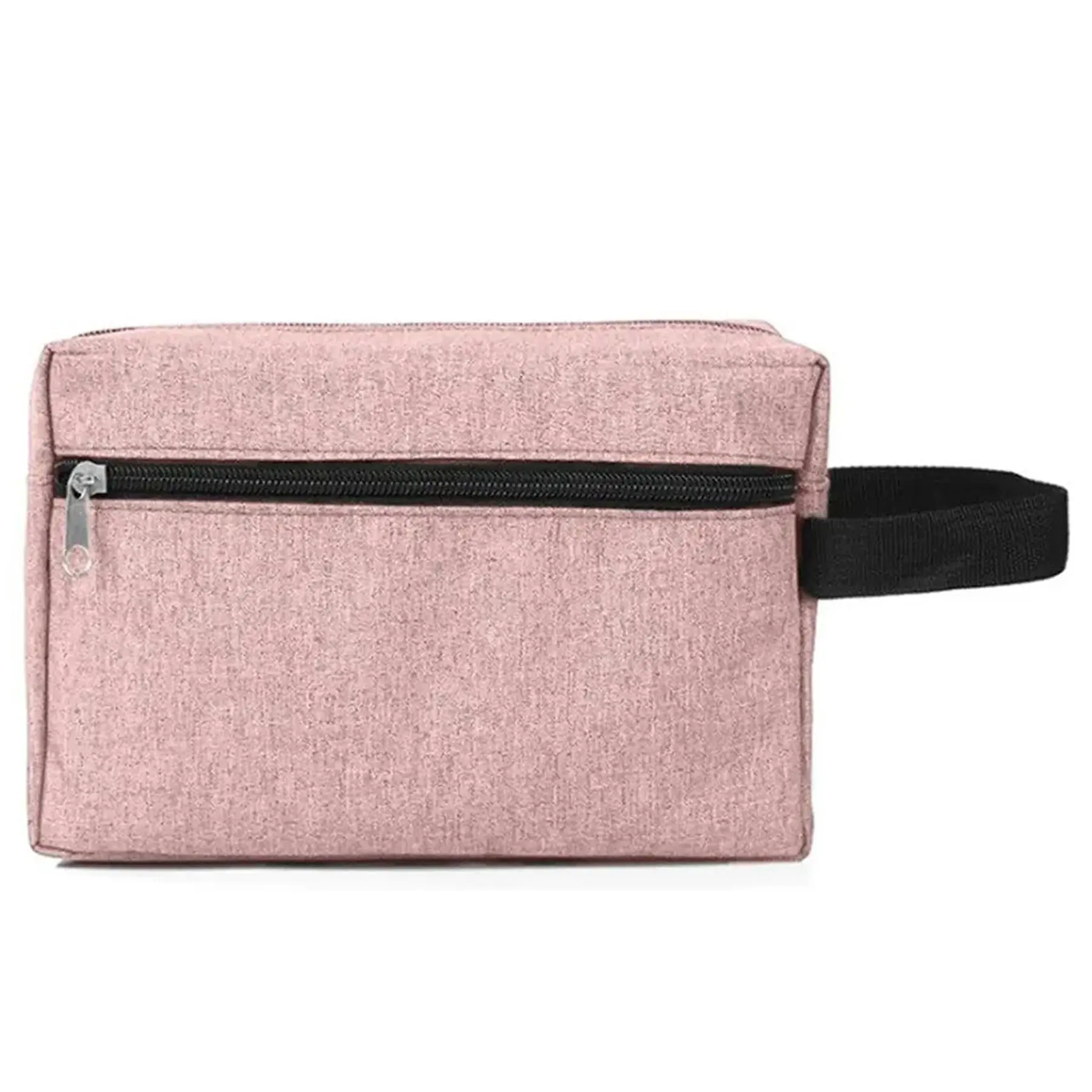 Oxford Water Resistant Travel Toiletry Bag Handle Zipper