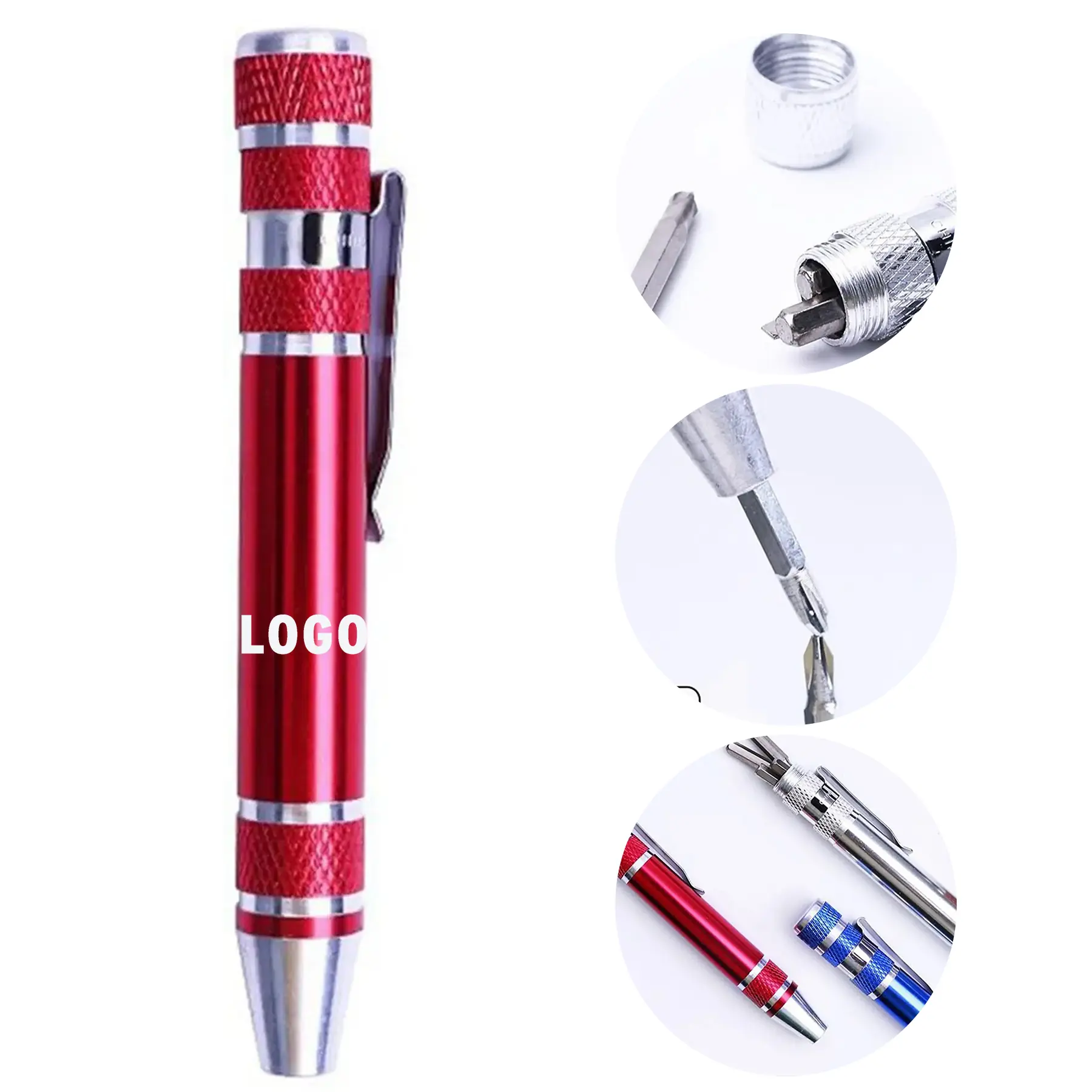 8 Bit Pen Screwdriver Magnetic Mini Handy Tool Kit Gift 2