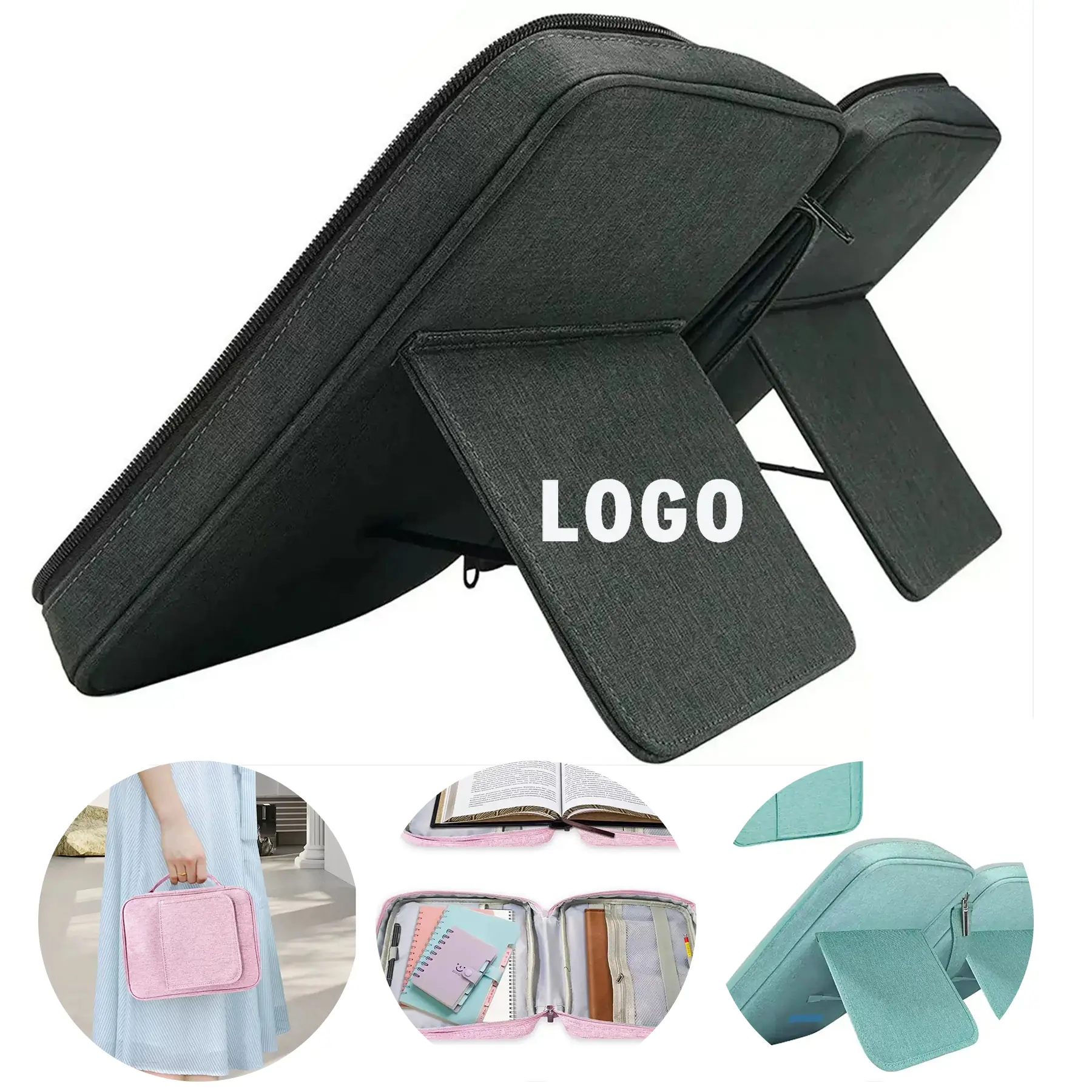 Portable Folding Book Storage Tote Organizer 2