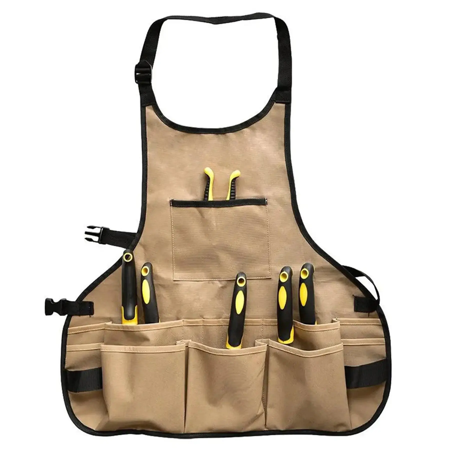 Durable Multi-Pocket Waterproof Work Apron for Gardening, Workshop, and Home Tasks