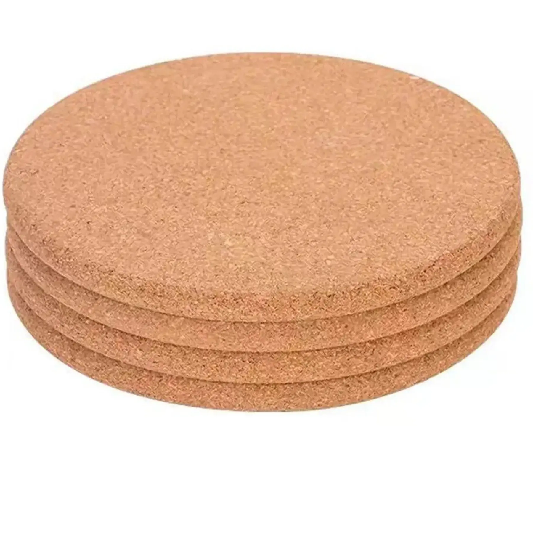 Custom Logo Cork Drink Coasters for Tables Heat Resistant Absorbent