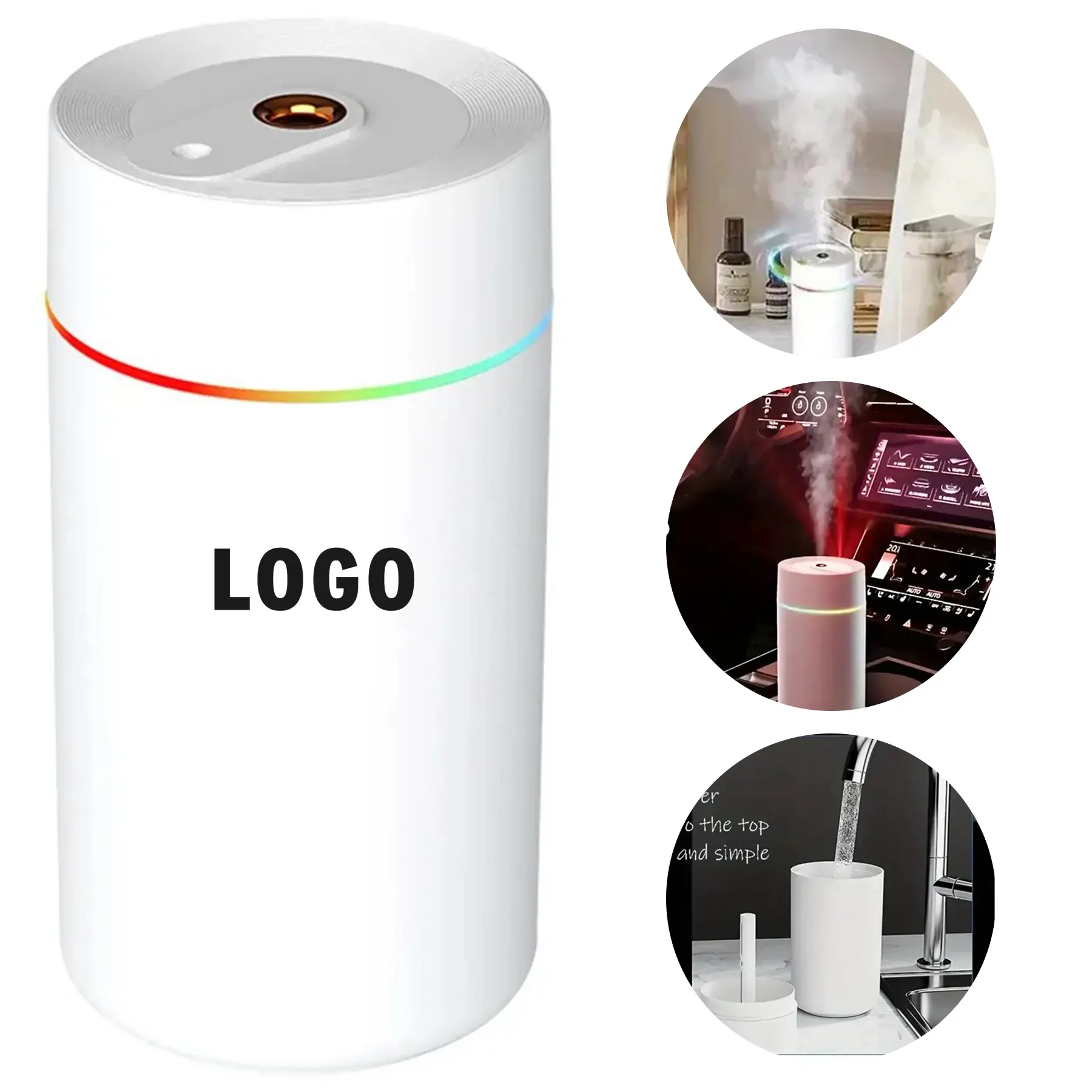 Starry Sky Projection Humidifier Night Light 2