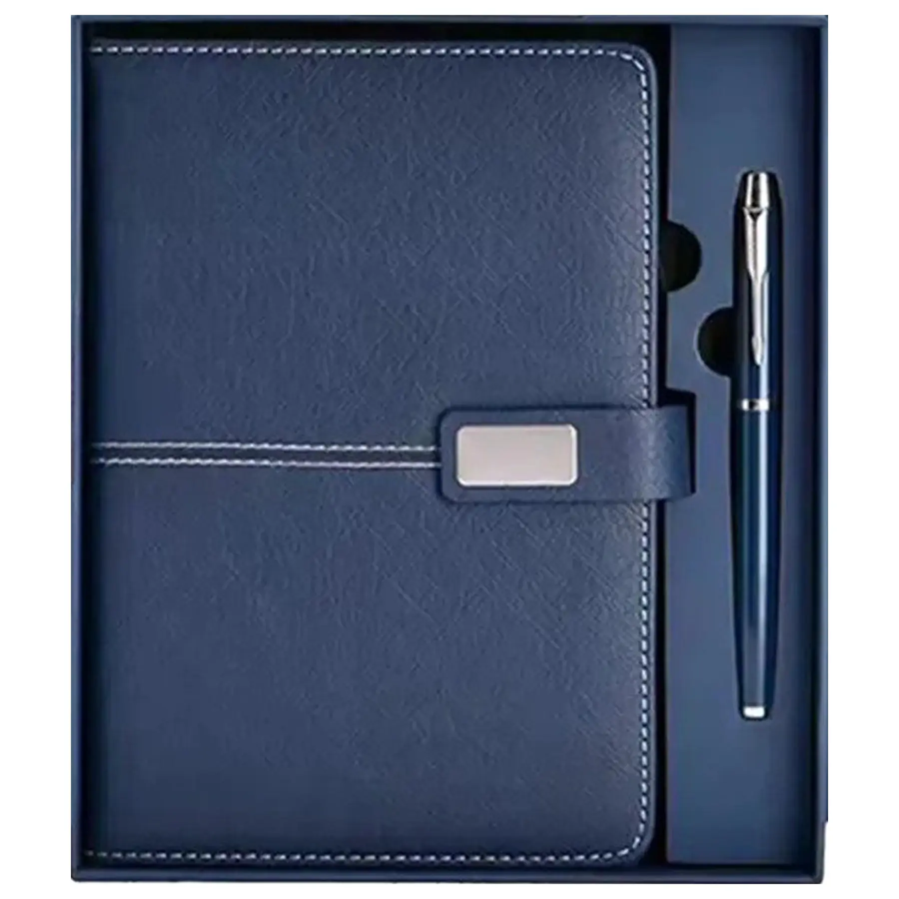 Premium Leather Journal Pen Set Custom Logo Gift Box