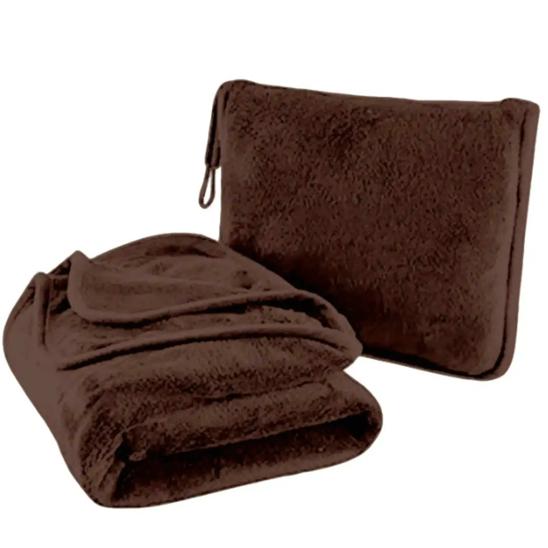 Travel Companion Blanket Pillow 2-in-1 Portable Throw for Airplane Car
