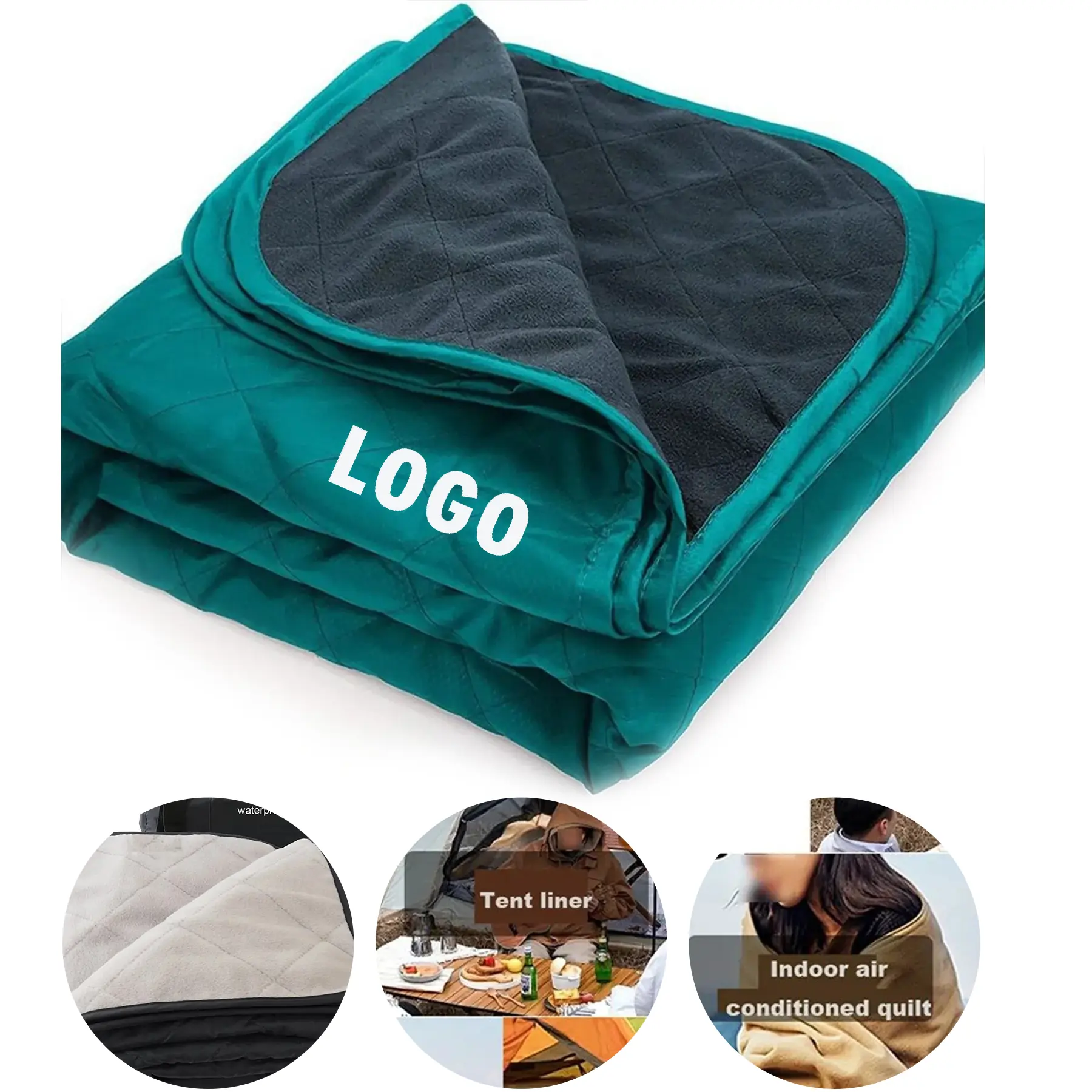 Water Resistant Picnic Mat Camping Blanket Travel Gear 2