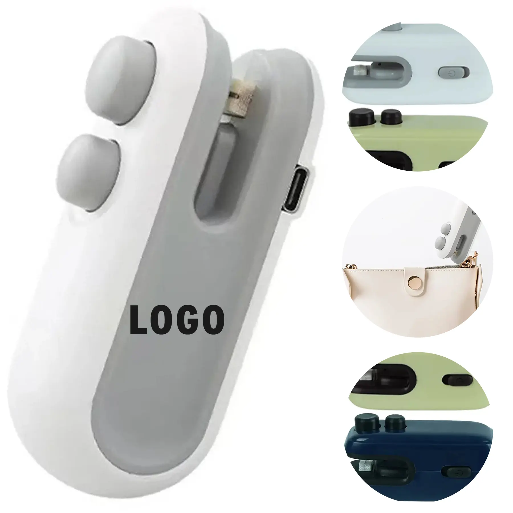 Mini Magnetic Rechargeable Food Bag Sealer Keeps Snacks Fresh 2