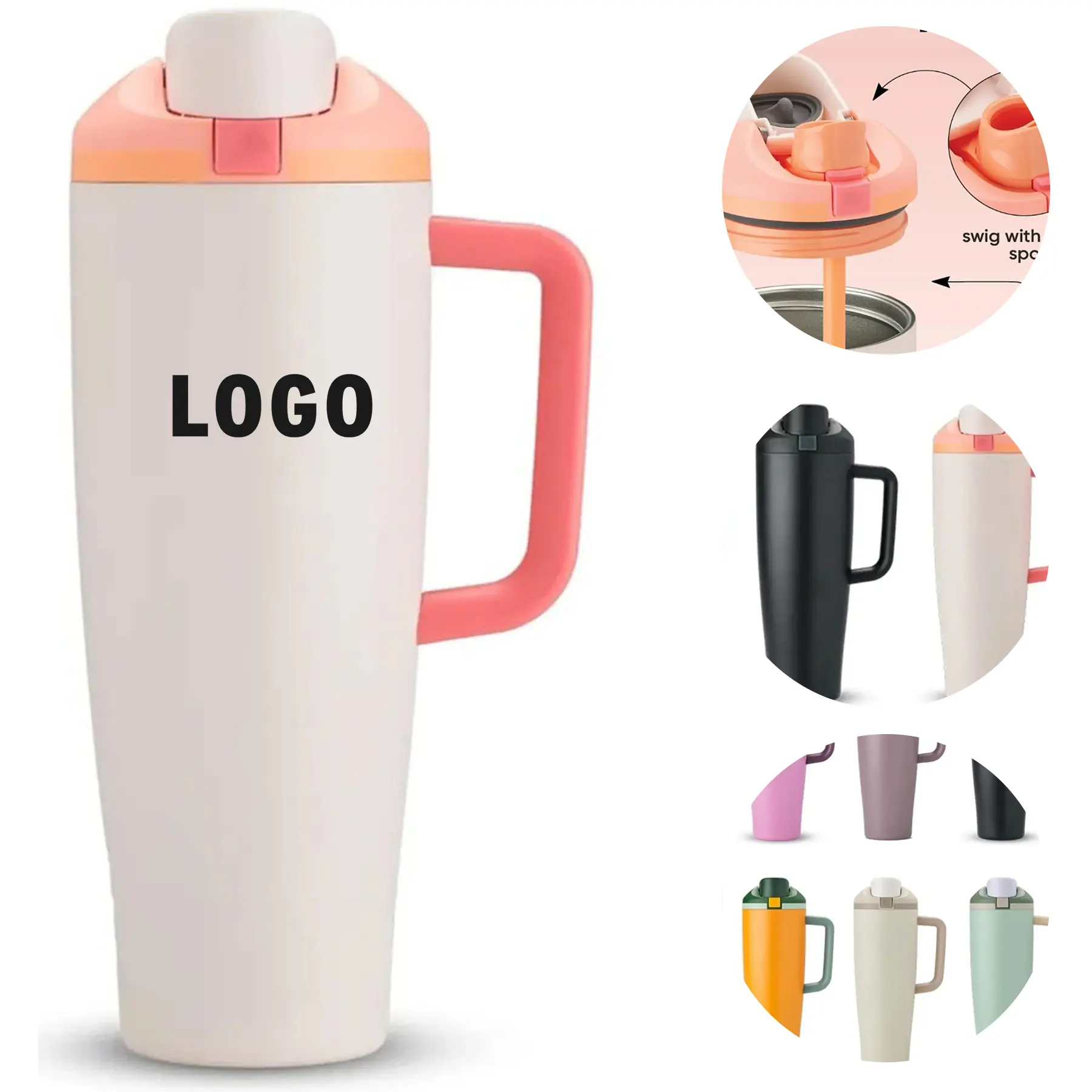 Double Wall Vacuum Insulated Stainless Steel Tumbler 40oz 2