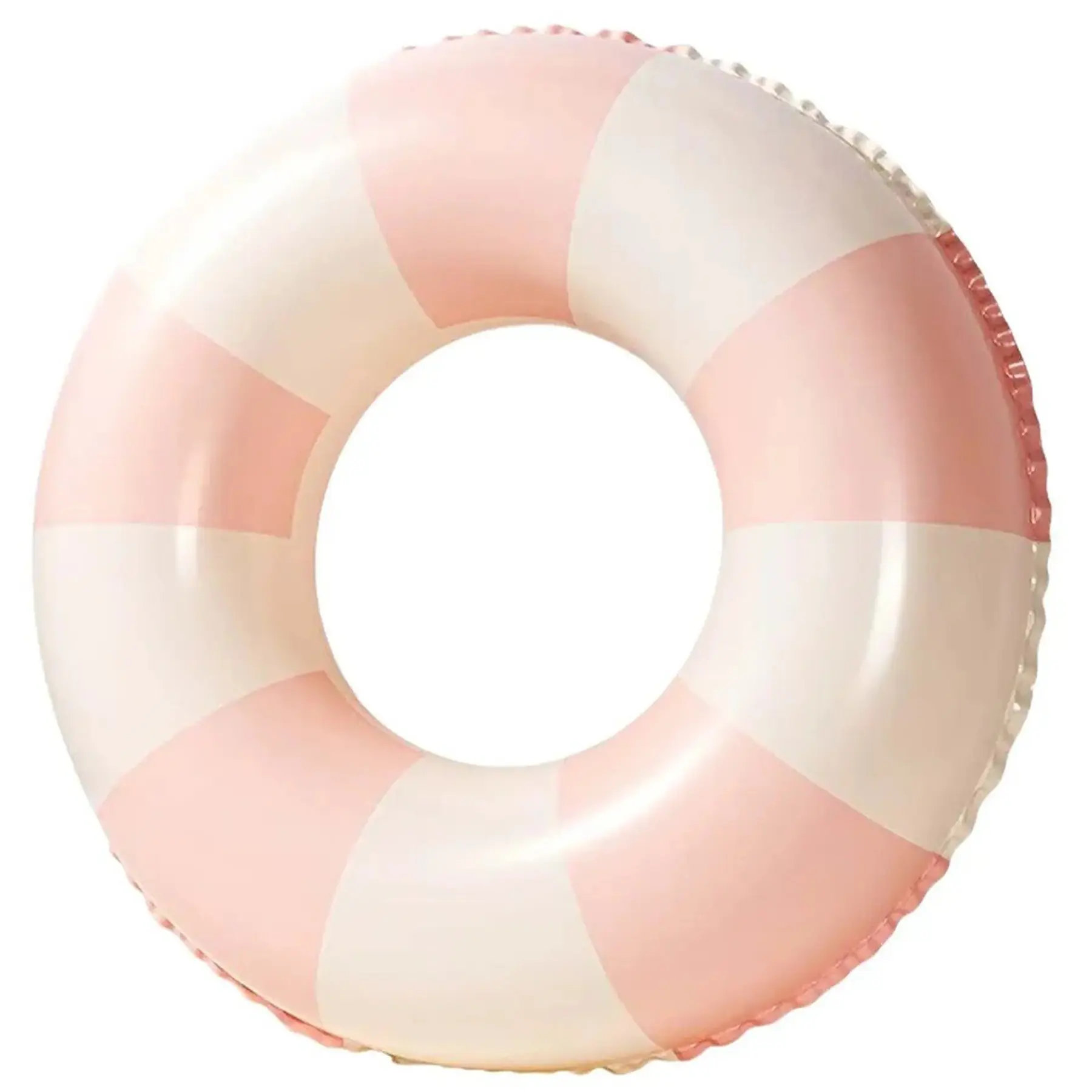 Personalized Inflatable Pool Rings Retro Striped - Custom Logo Swimming Rings for Kids Adults