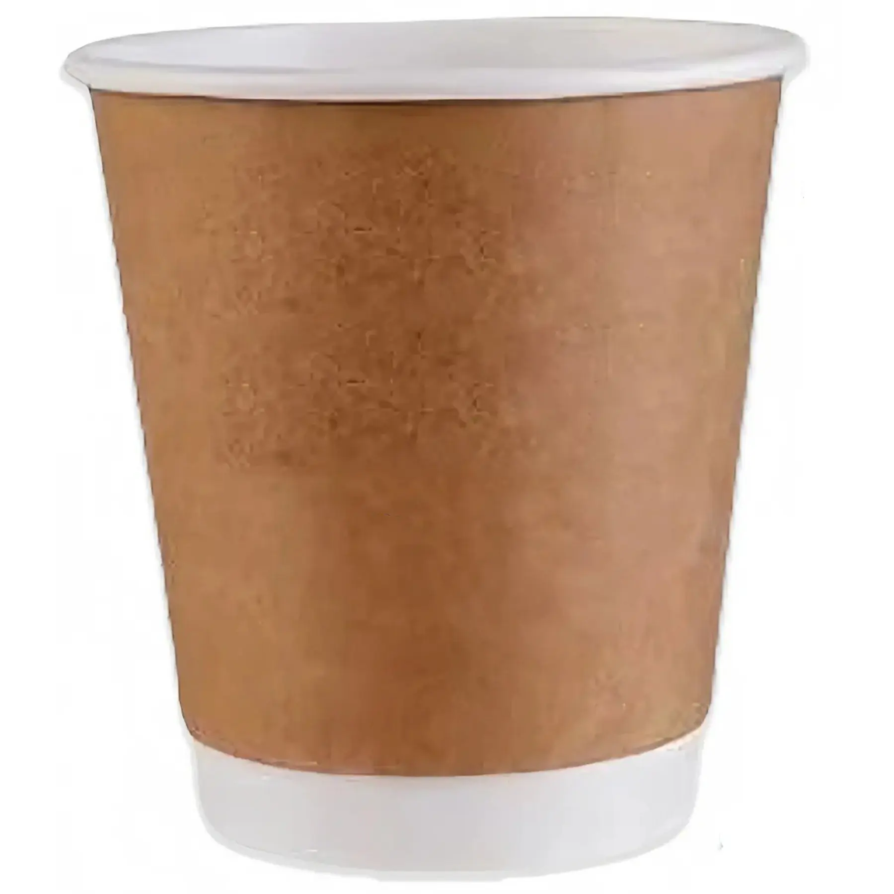 Customizable Double Wall Kraft Paper Hot Coffee Cup Lid