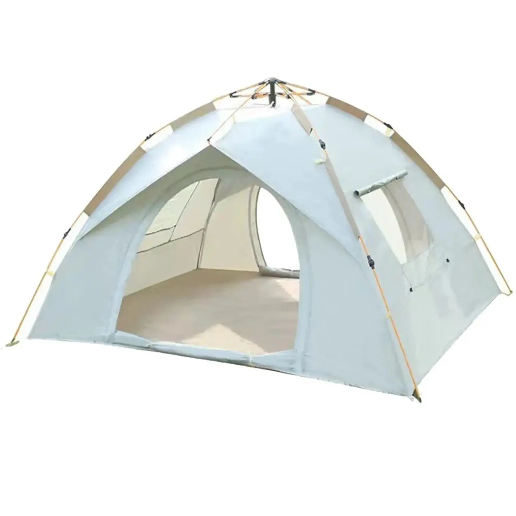 Silver Coated Sunproof Automatic Camping Tent Reinforced Oxford Cloth