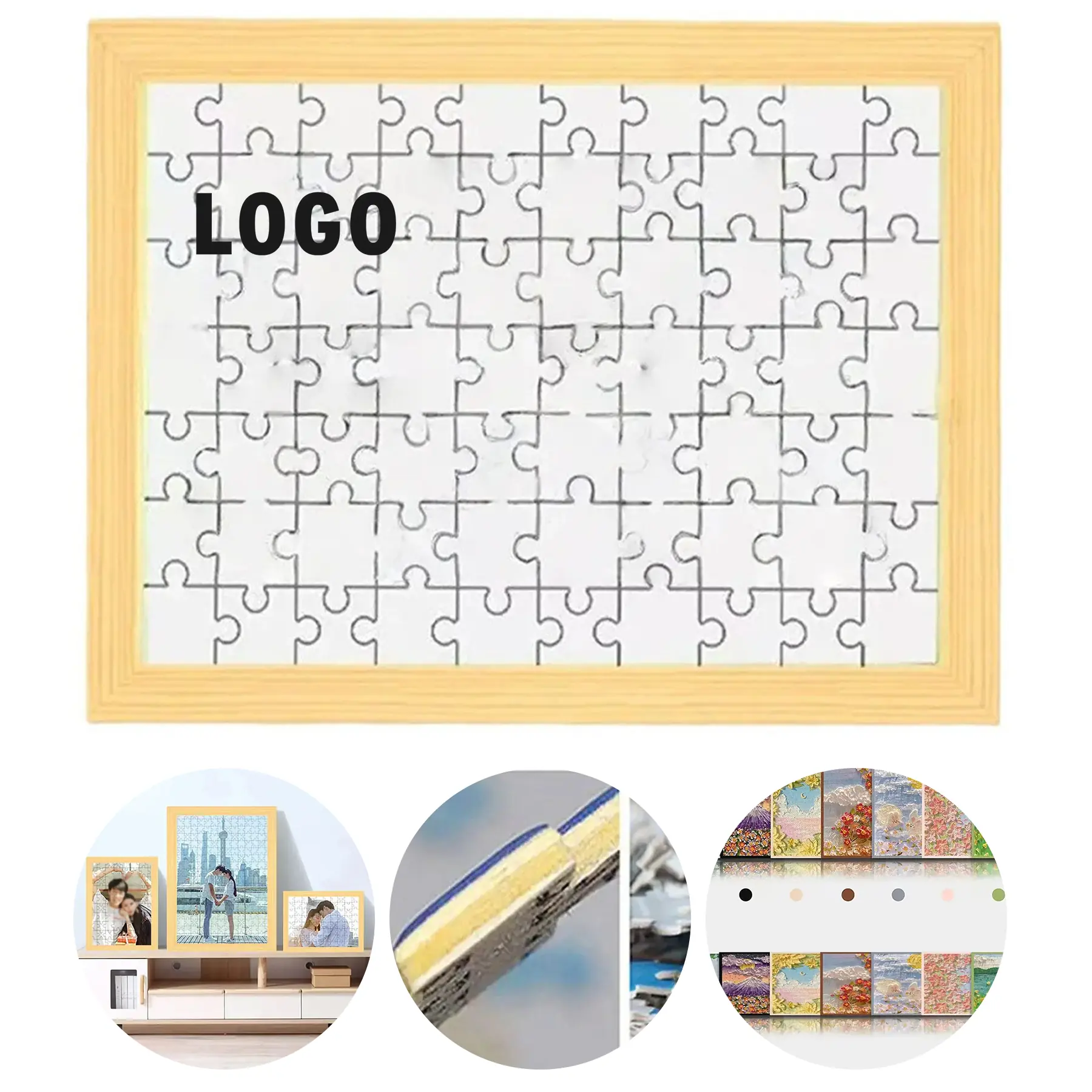 Custom Logo Jigsaw Puzzle Promotional Business Giveaway 2