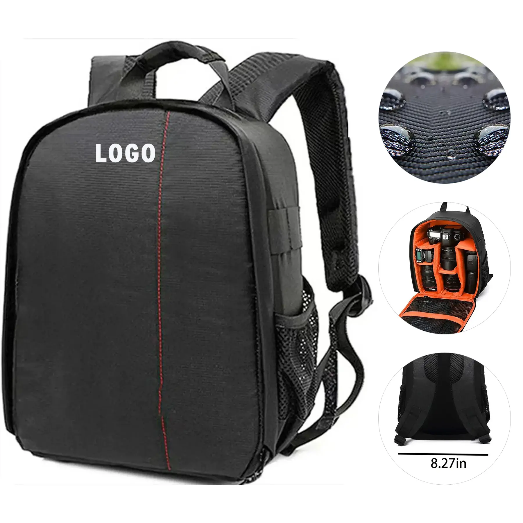 Custom Waterproof Camera Backpack DSLR Gear 2