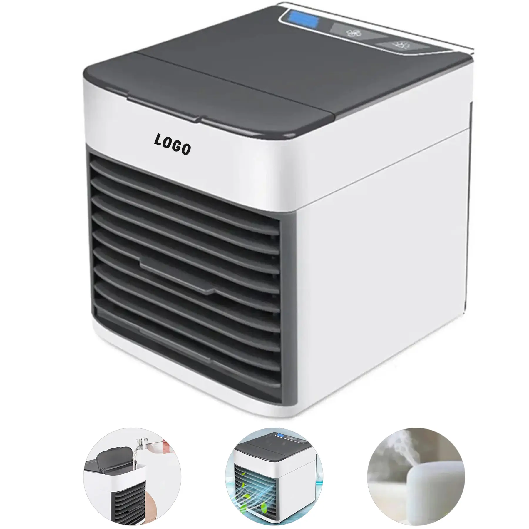 Personal Mini Air Cooler Humidifier Fan 2