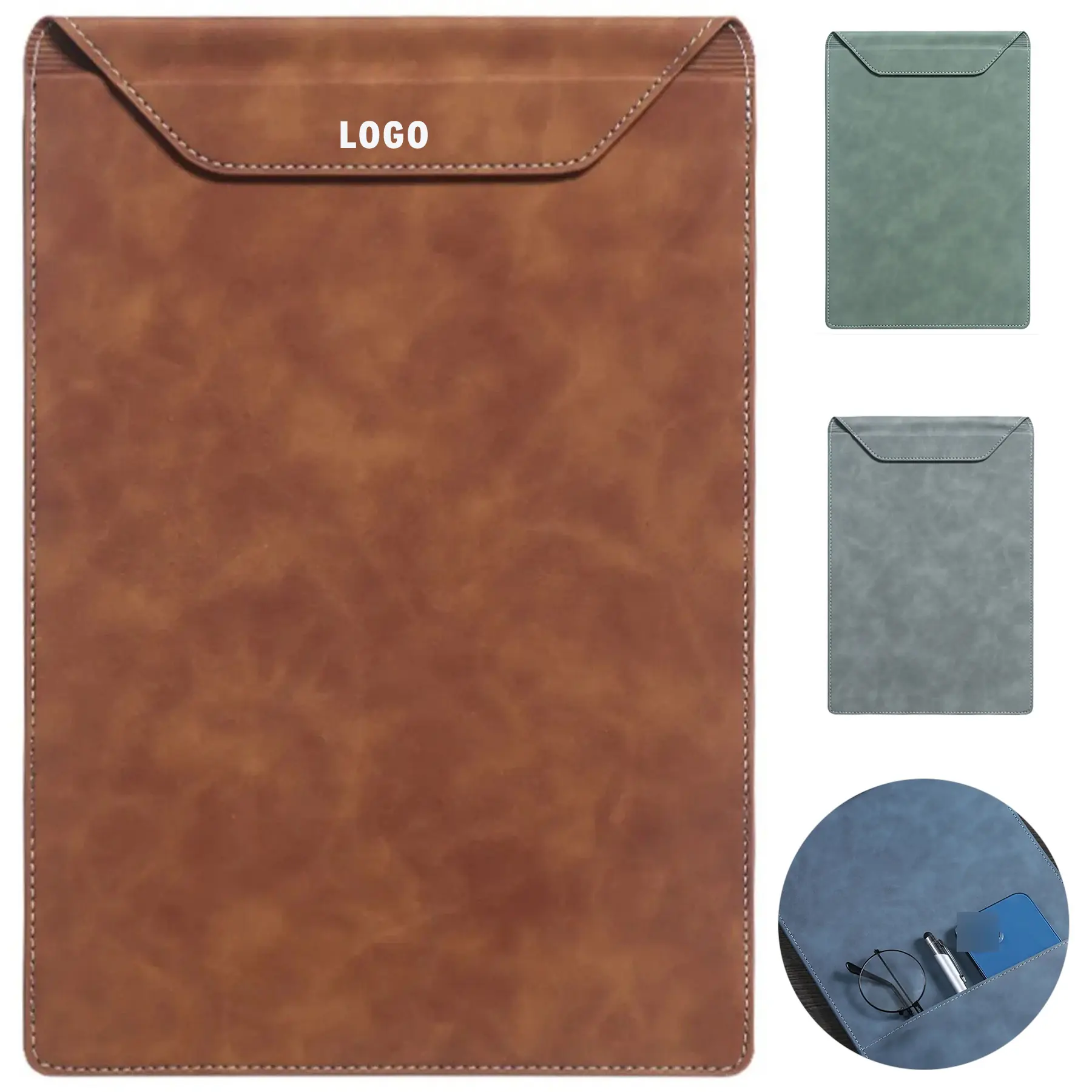 Professional Faux Leather Clipboard for Notetaking and Presentations 2