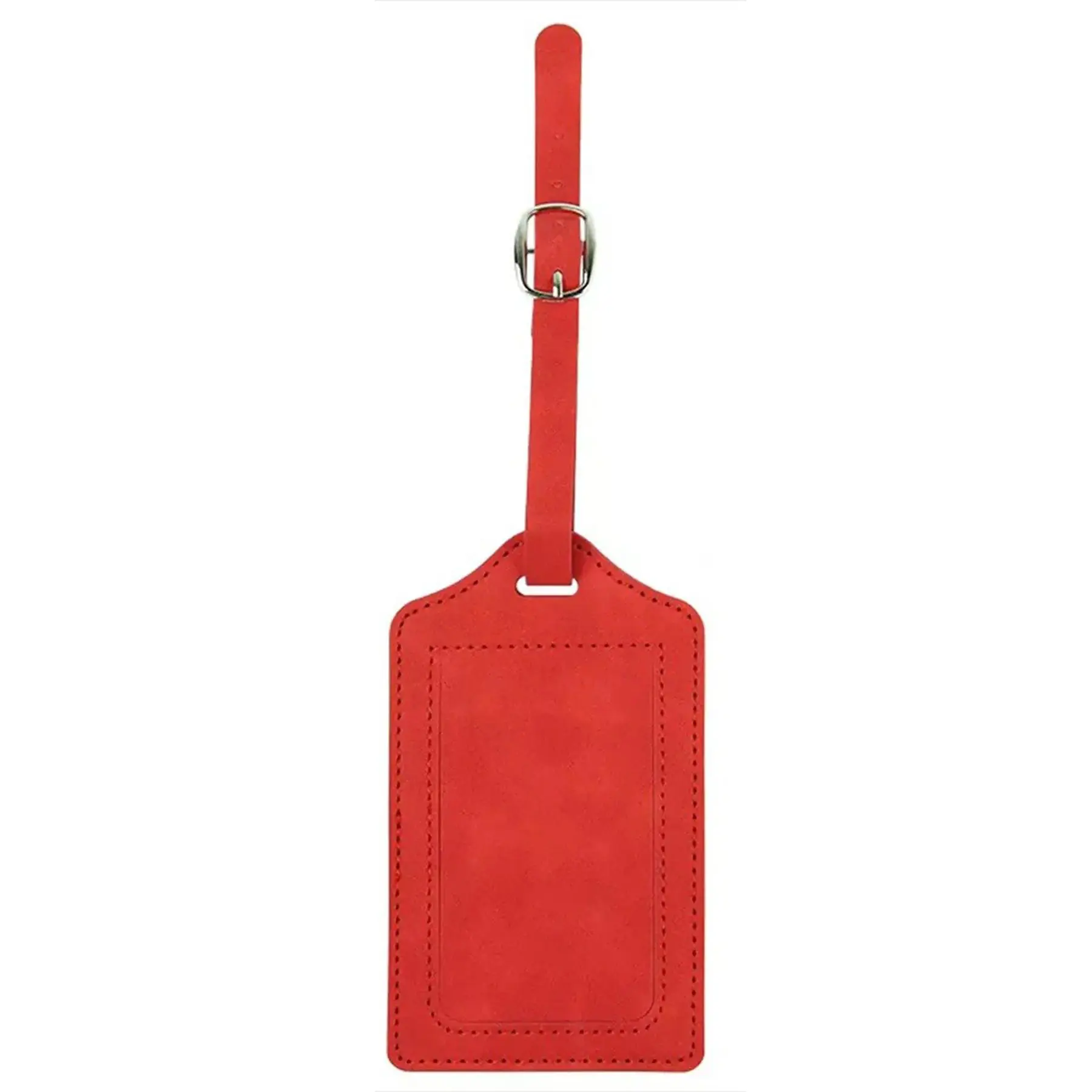 Custom PU Leather Privacy Luggage Tag Card Holder