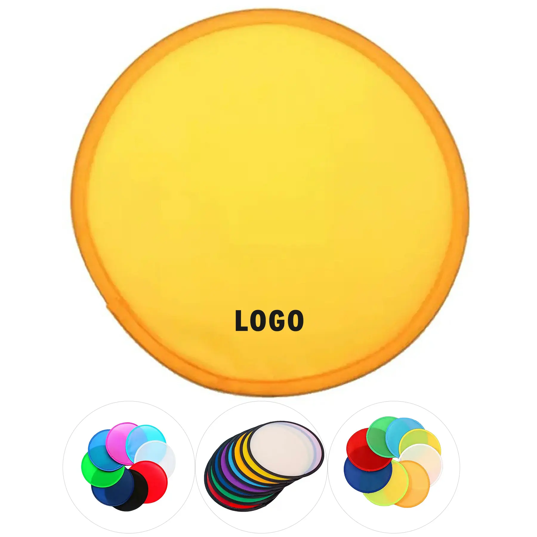 Customizable Polyester Flying Disc Fan for Outdoor Fun and Cooling 2