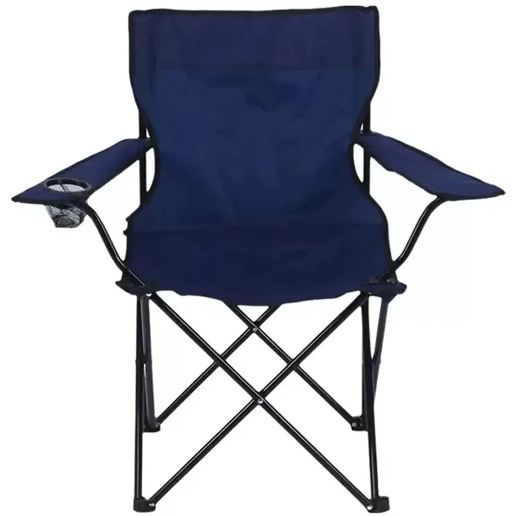 Folding Camping Chair Armrests Cup Holder