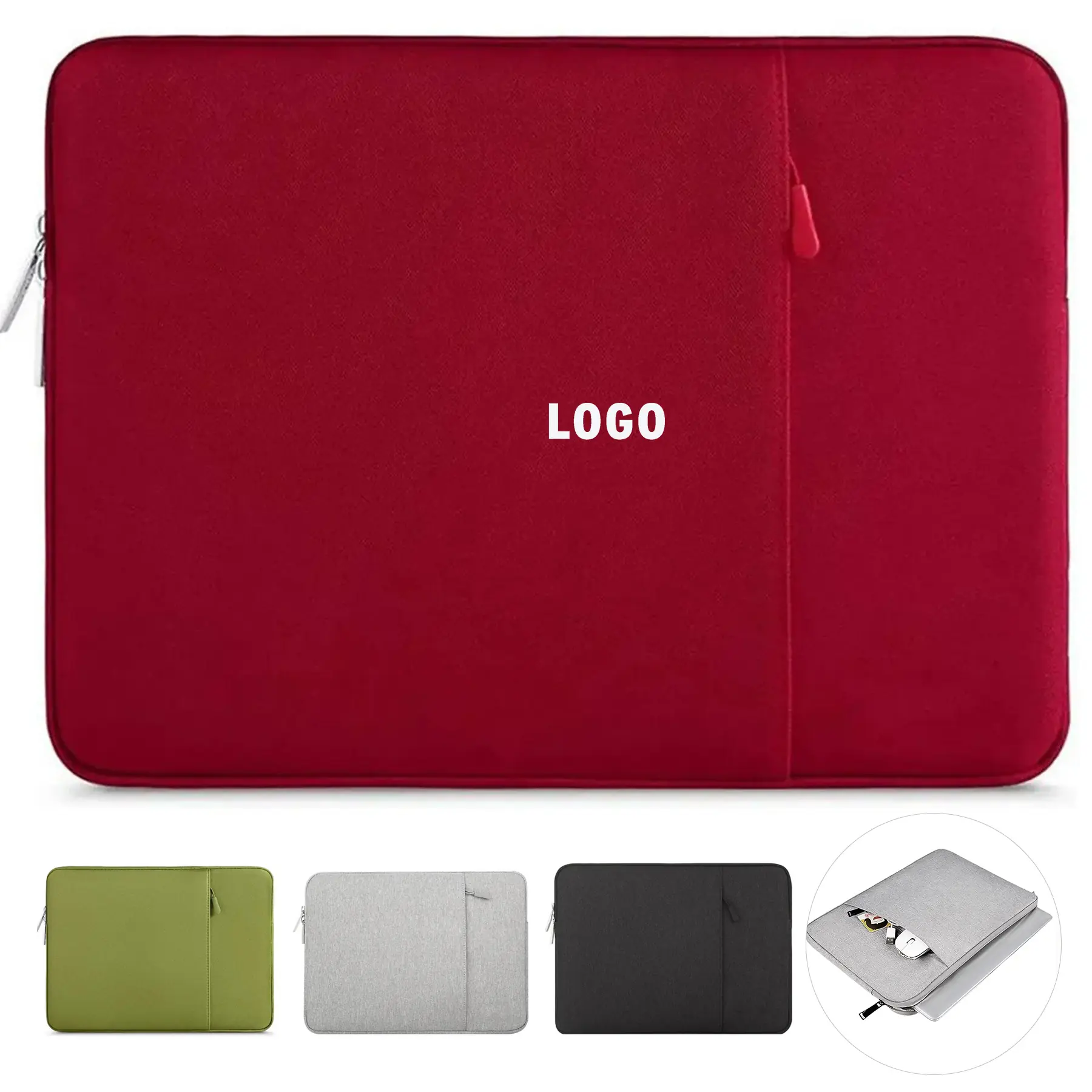 Oxford Canvas 15.6 Laptop Sleeve Briefcase Portable 2