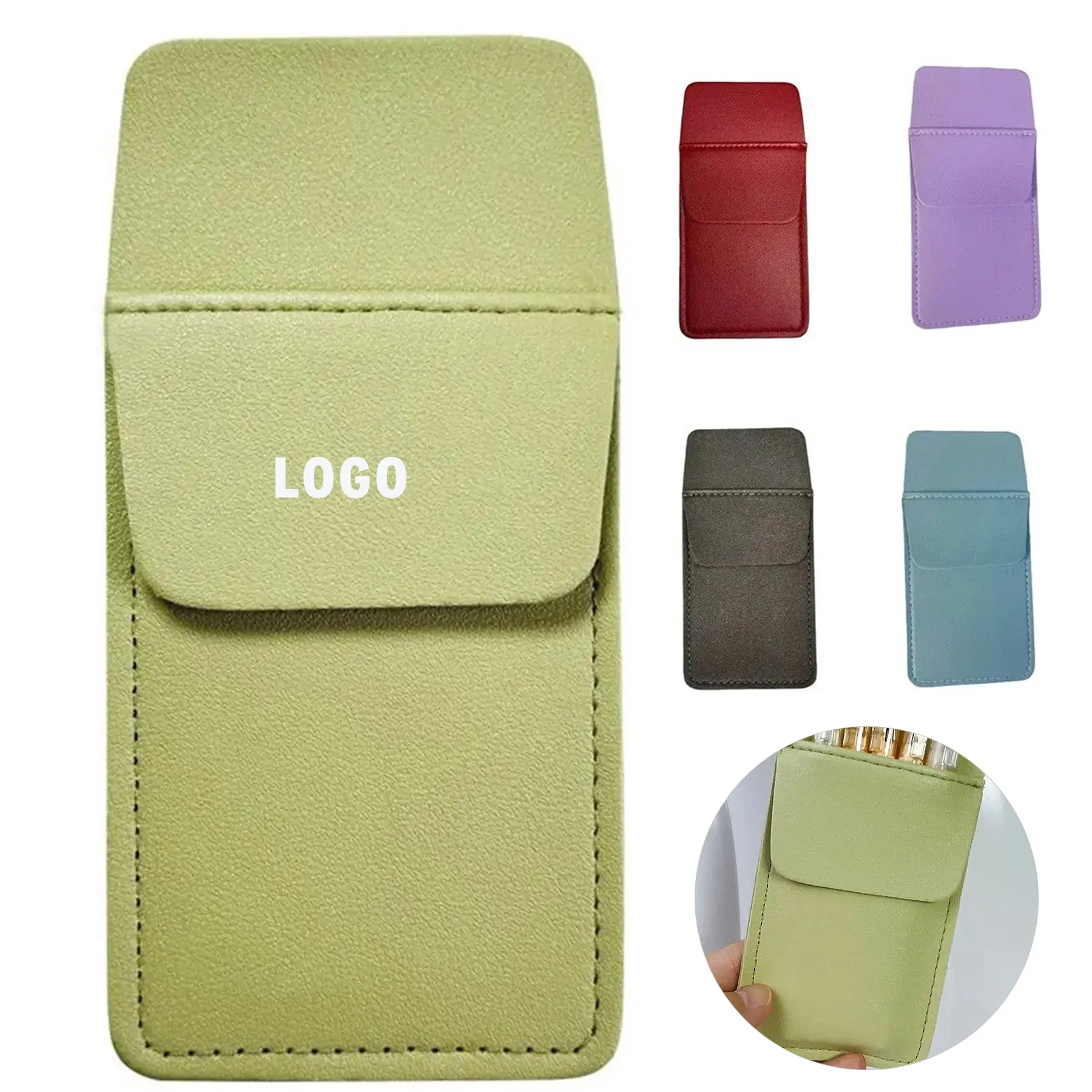 Essential Faux Leather Pen Pouch Organizer 2