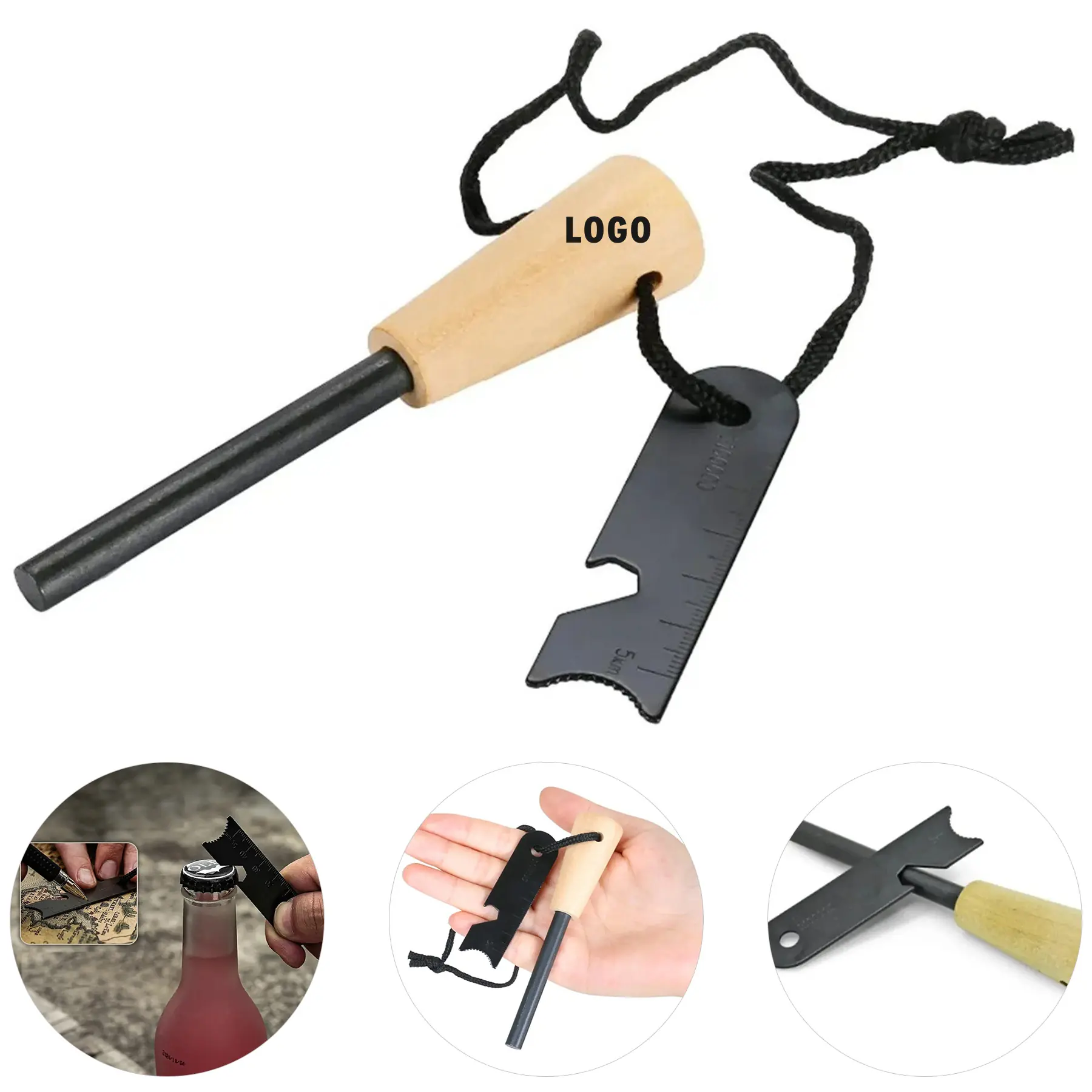 Magnesium Fire Starter Stick Emergency Survival Tool 2