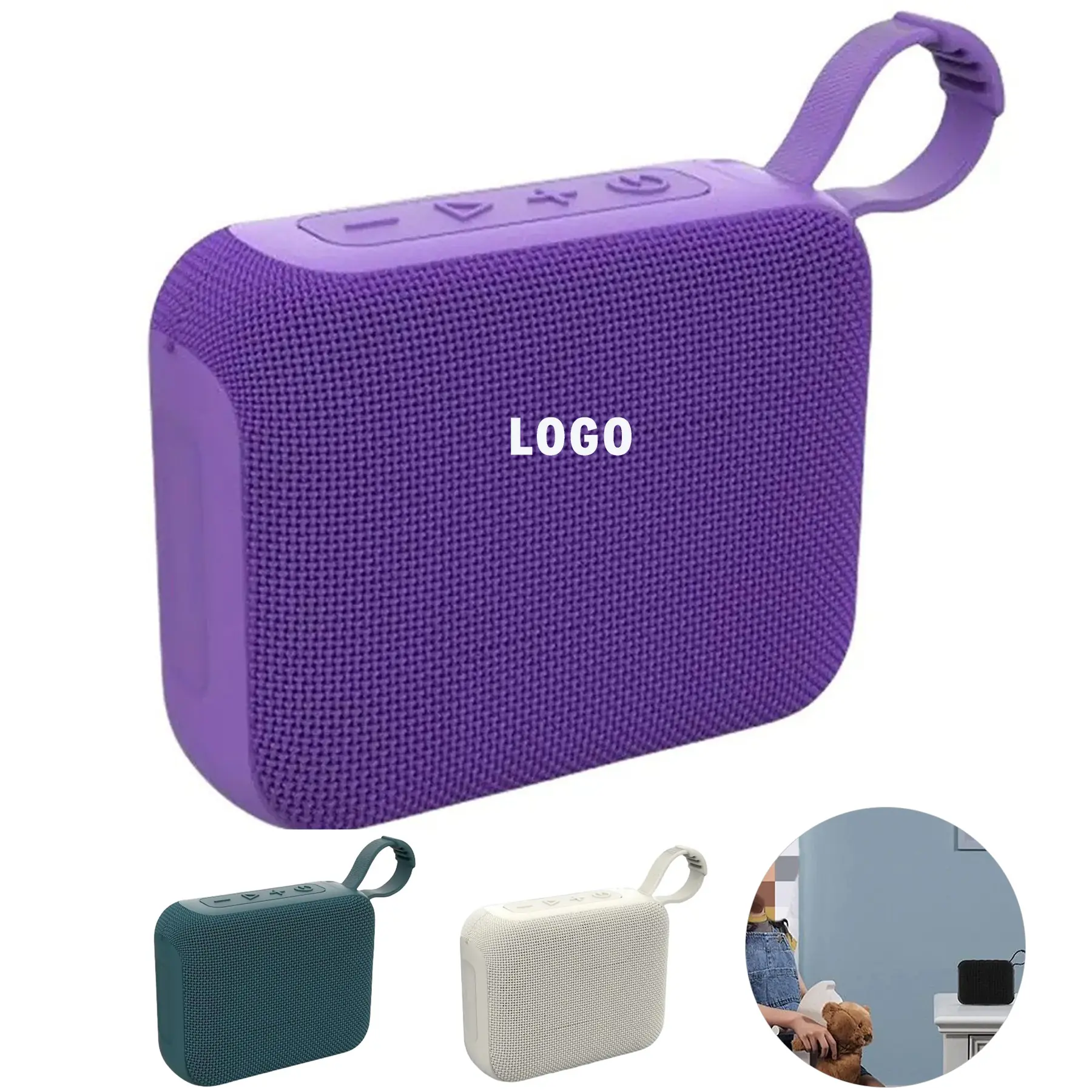 Portable Wireless Bluetooth Speaker IPX5 Waterproof Enhanced Bass Long Battery Life 2