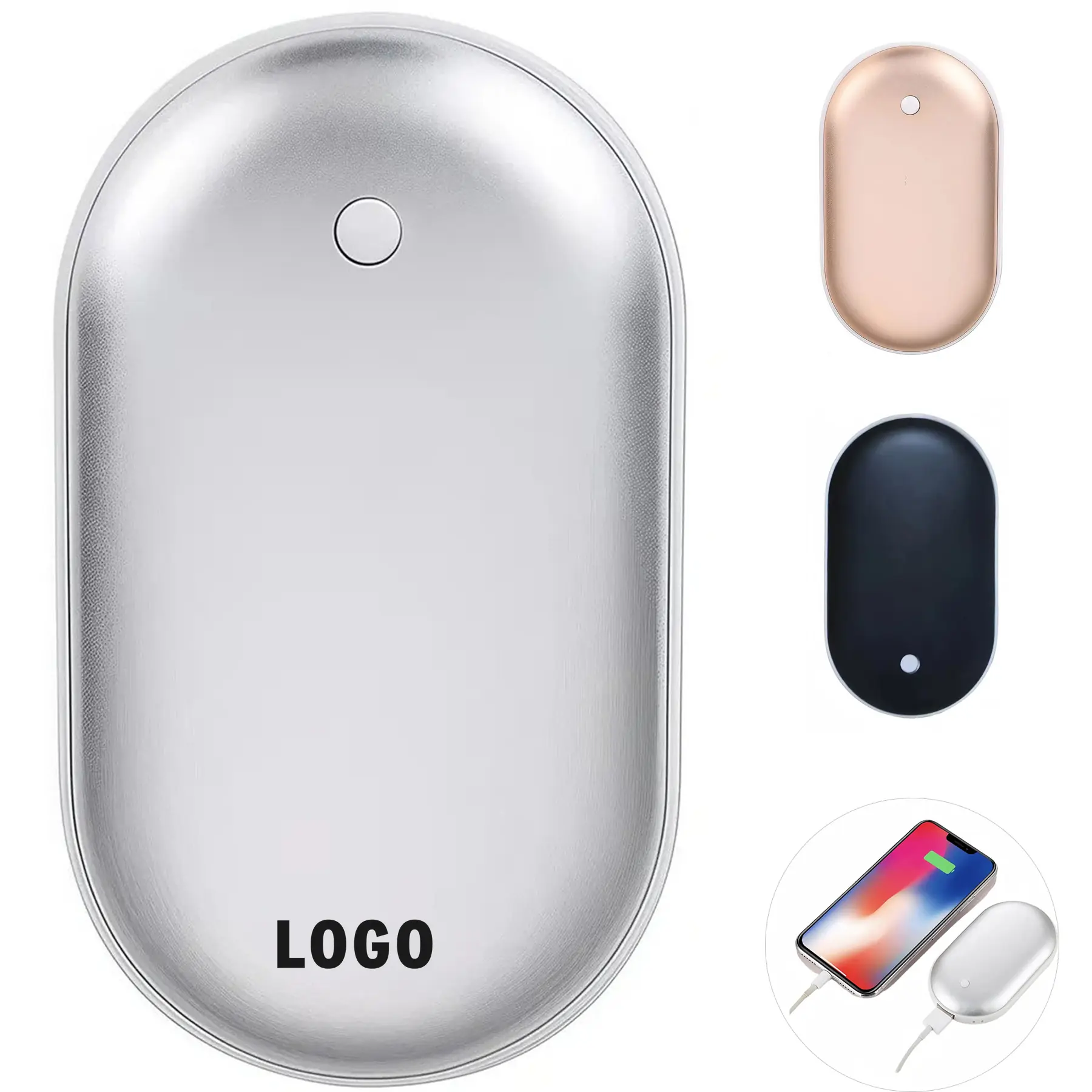 5000mAh Portable Power Bank Hand Warmer Combo 2
