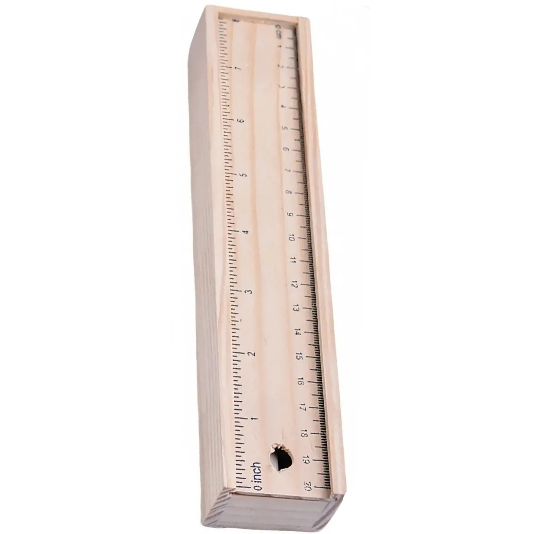 12 Color Pencils, Sharpener, Wooden Ruler Set