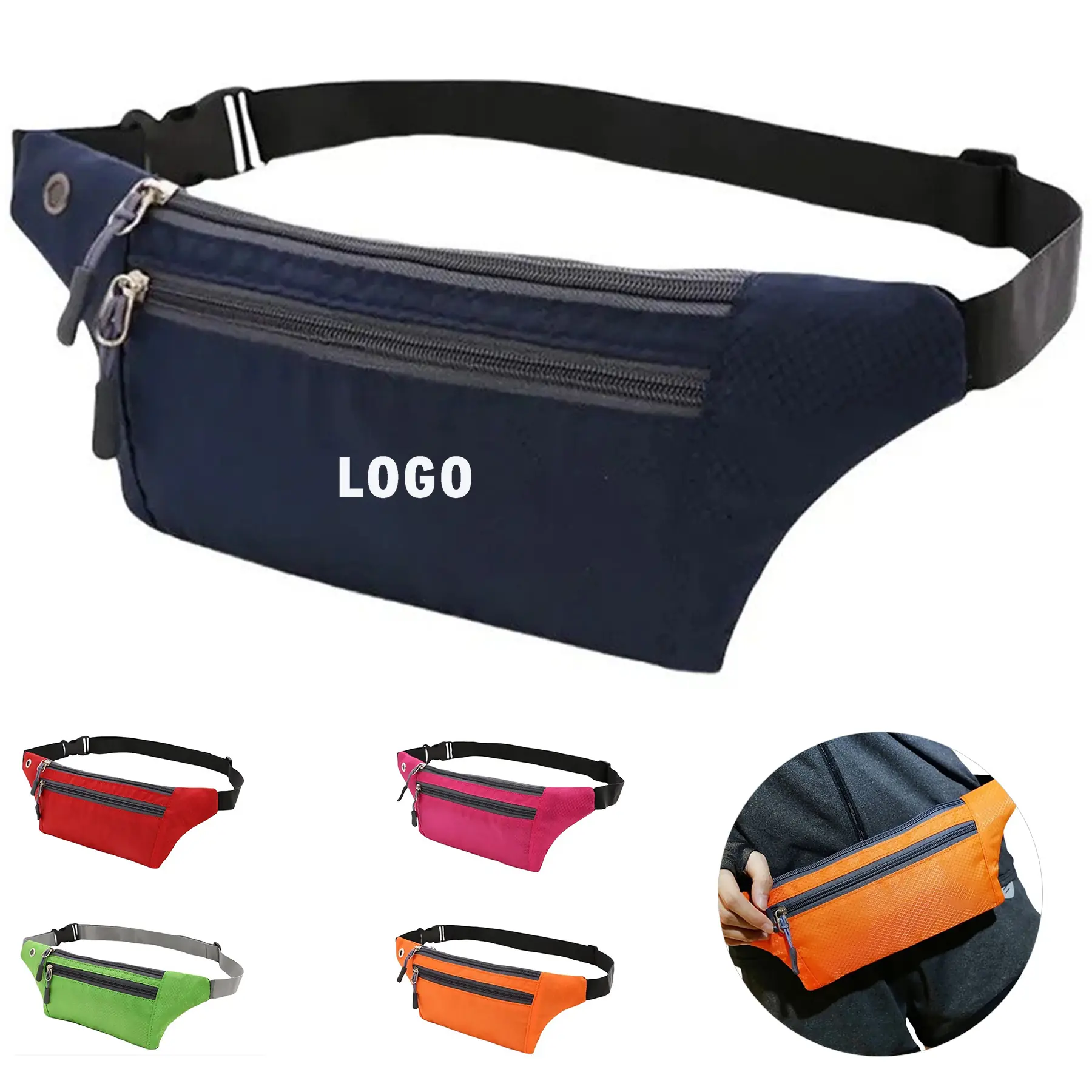Hands Free Zippered Sport Waist Pack 2