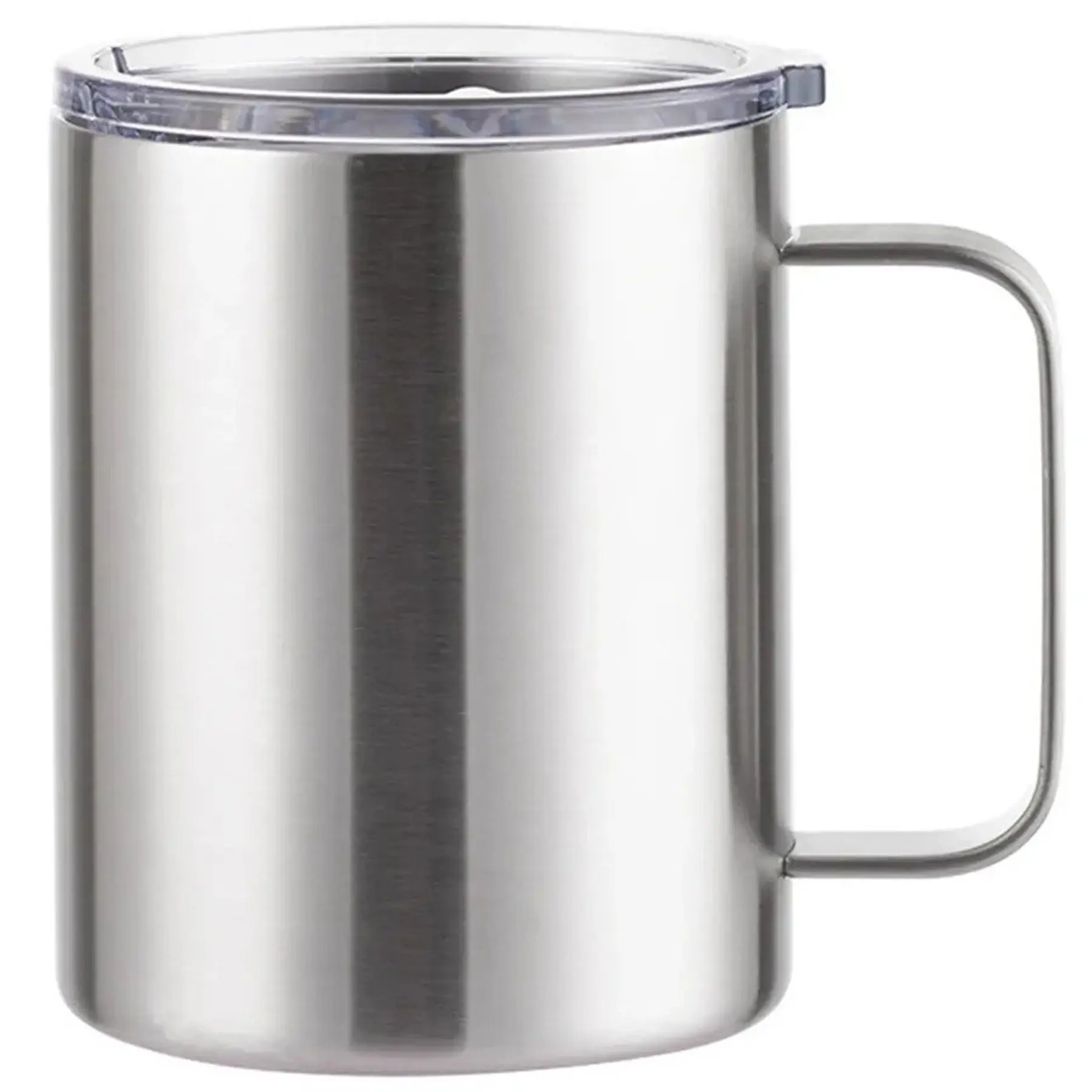 12 Ounce Stainless Steel Insulated Travel Mug Handle Custom