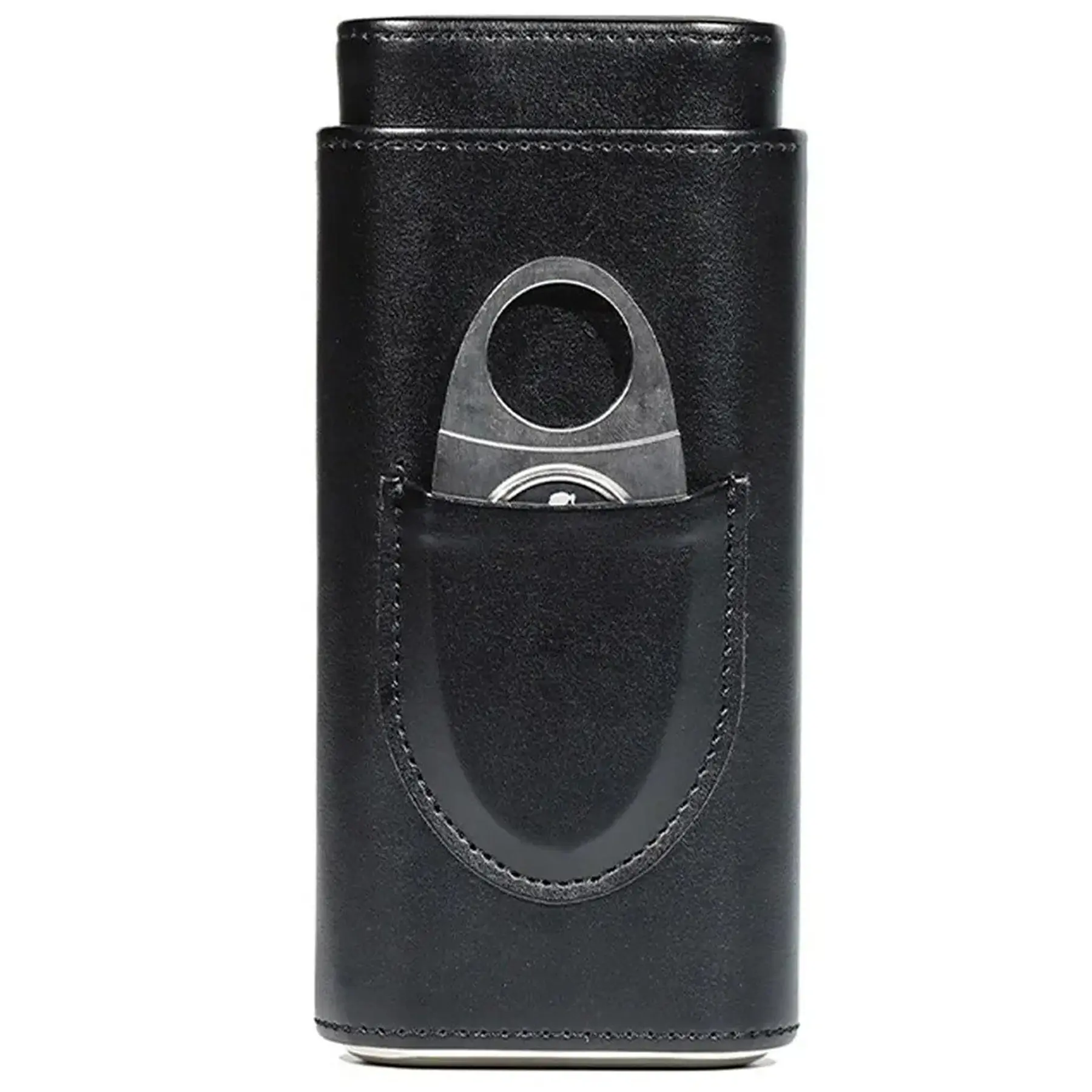 Portable Cigar Humidor Gift Box Cutter Included