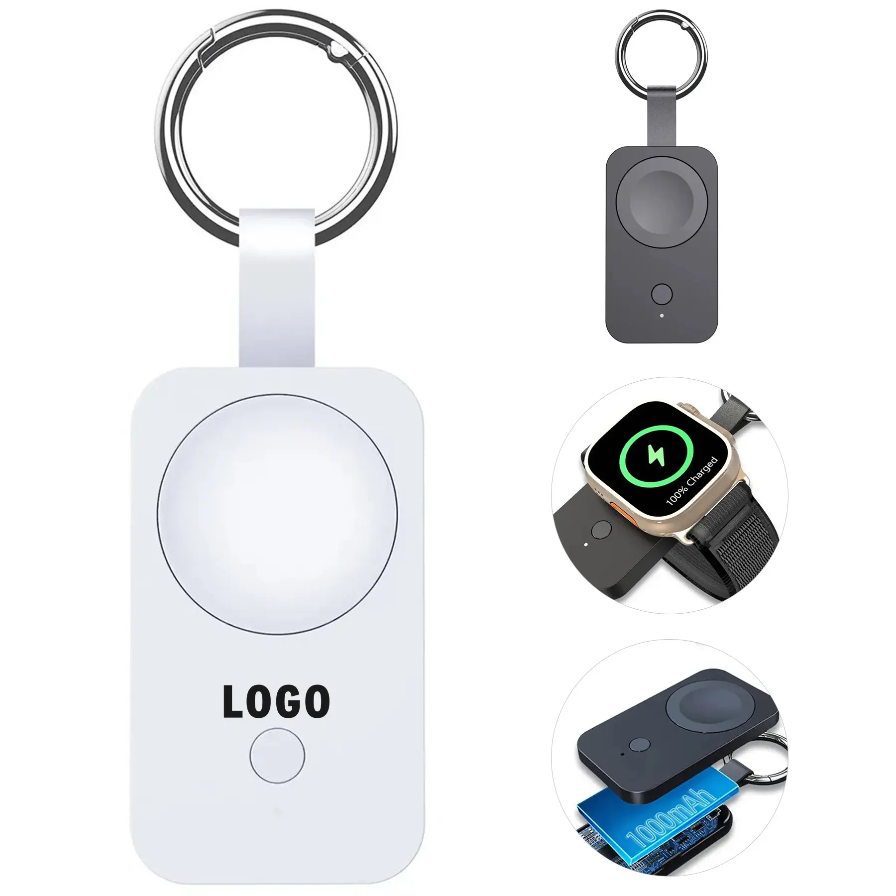 Portable Magnetic Watch Charger Power Bank 2