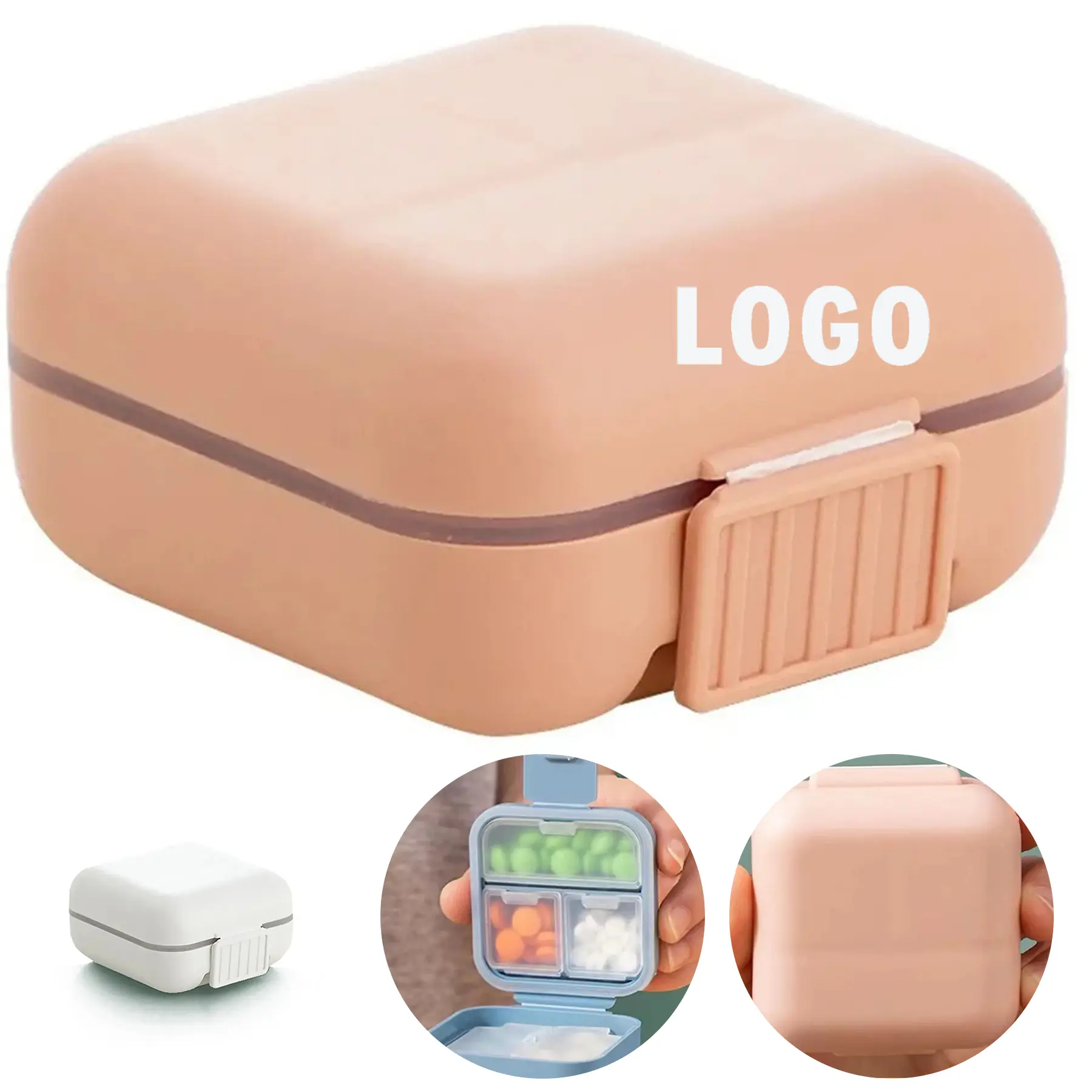 Discreet Headphone Pill Case Travel Medication Container 2