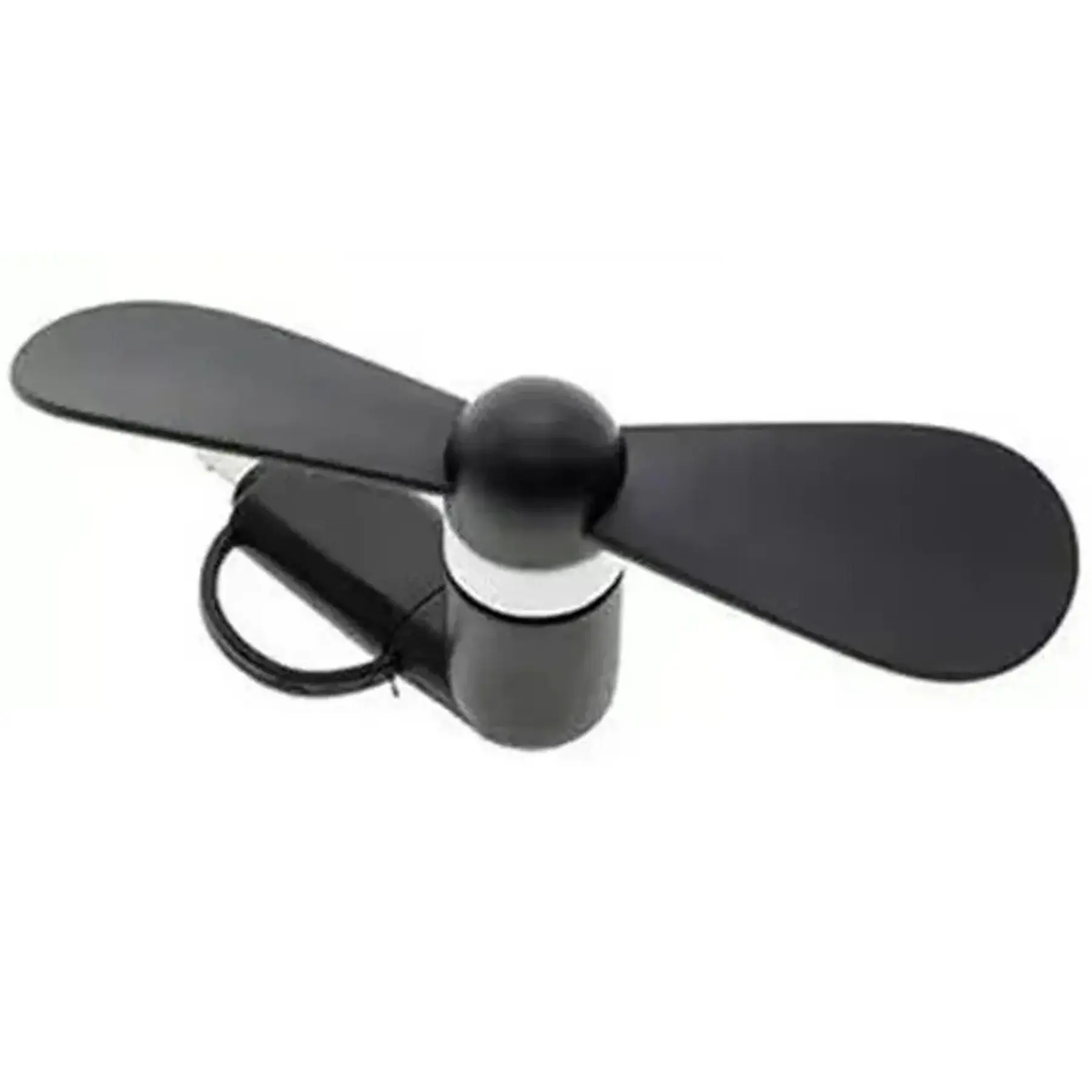 Portable Silicone Fan with USB-C Micro USB Connector for Phone