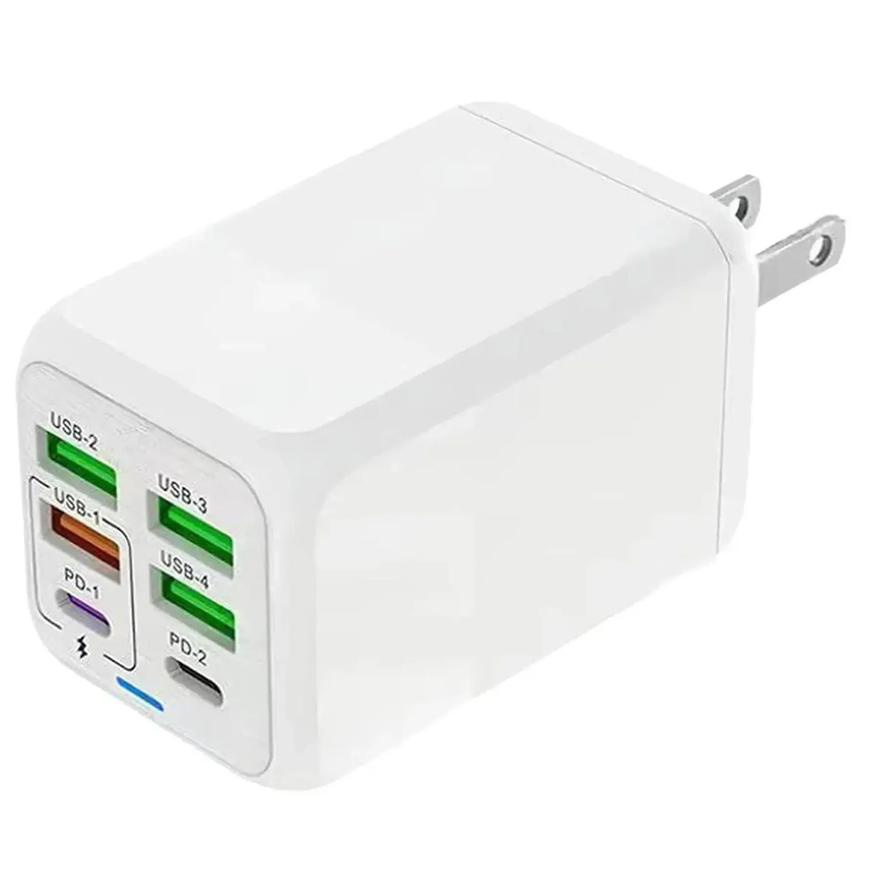 25W 6 Port USB Charger Fast Charging Hub Multiple Gadgets