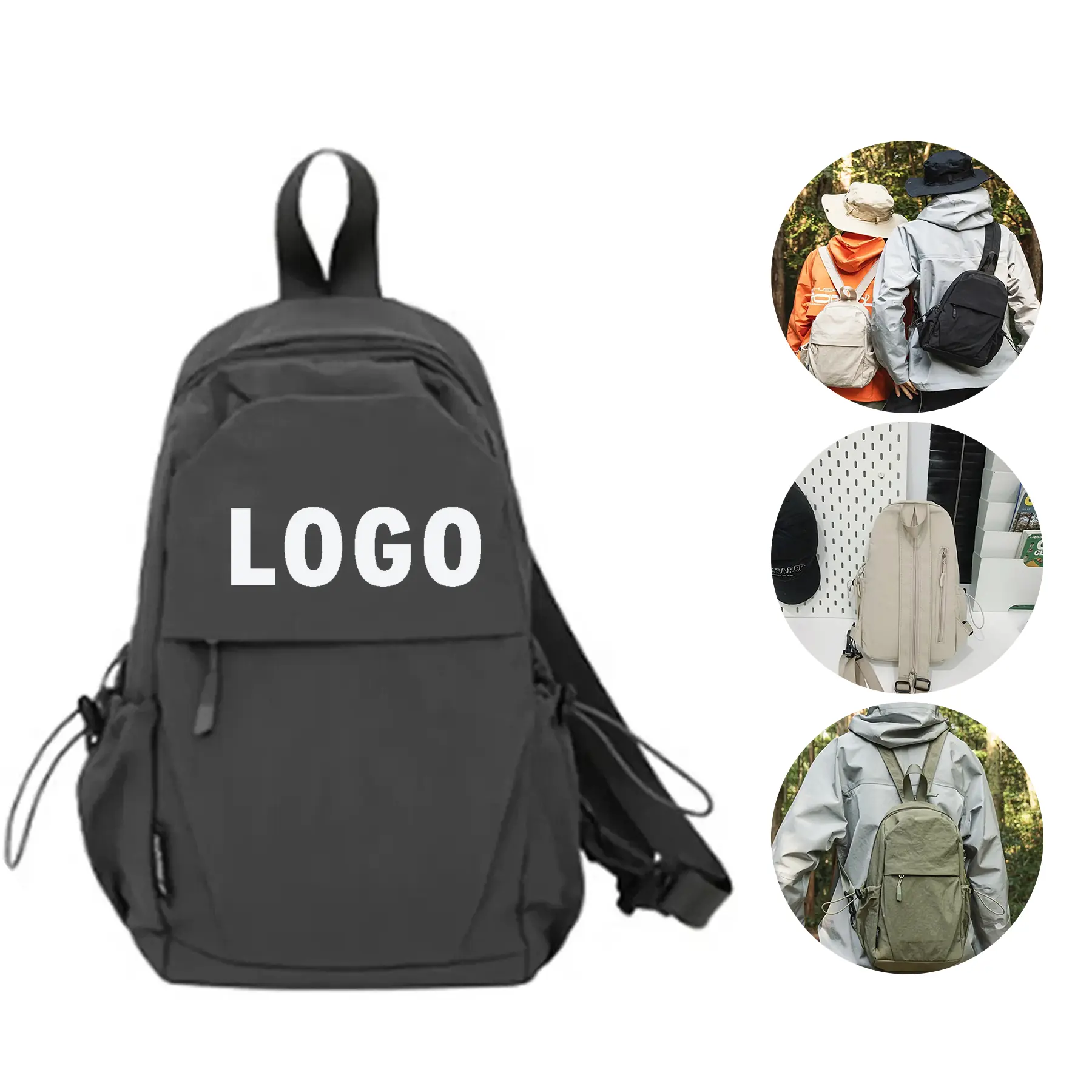 Convertible Backpack Featuring Zipper Strap Dual Carry Design 2