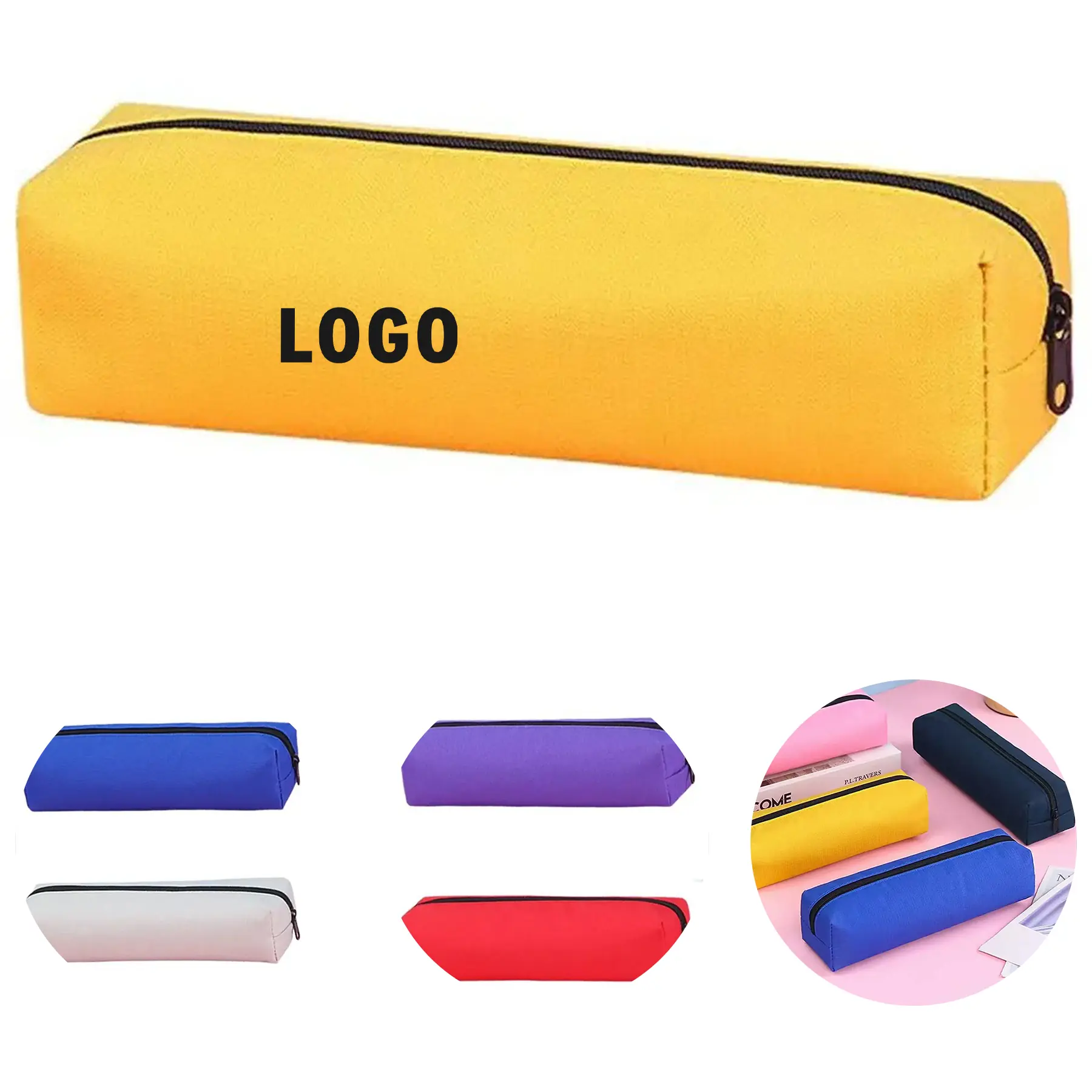 Spacious Pencil Case Custom Logo 2