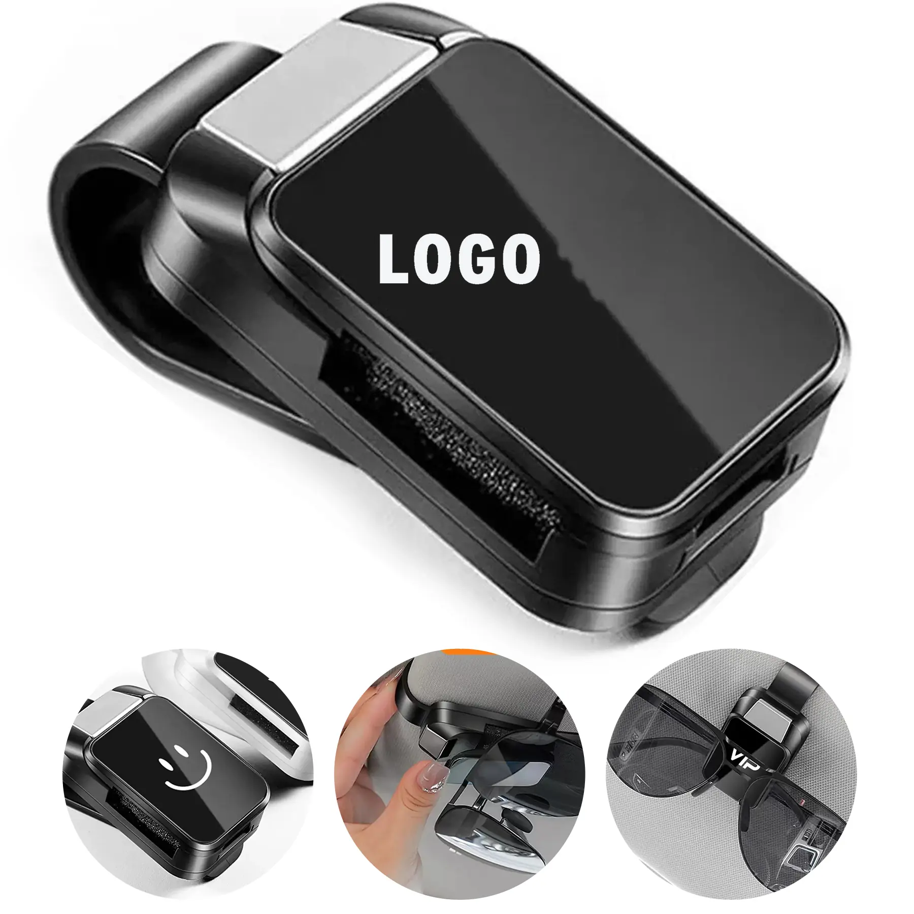 Personalized Visor Sunglasses Holder Clip 2