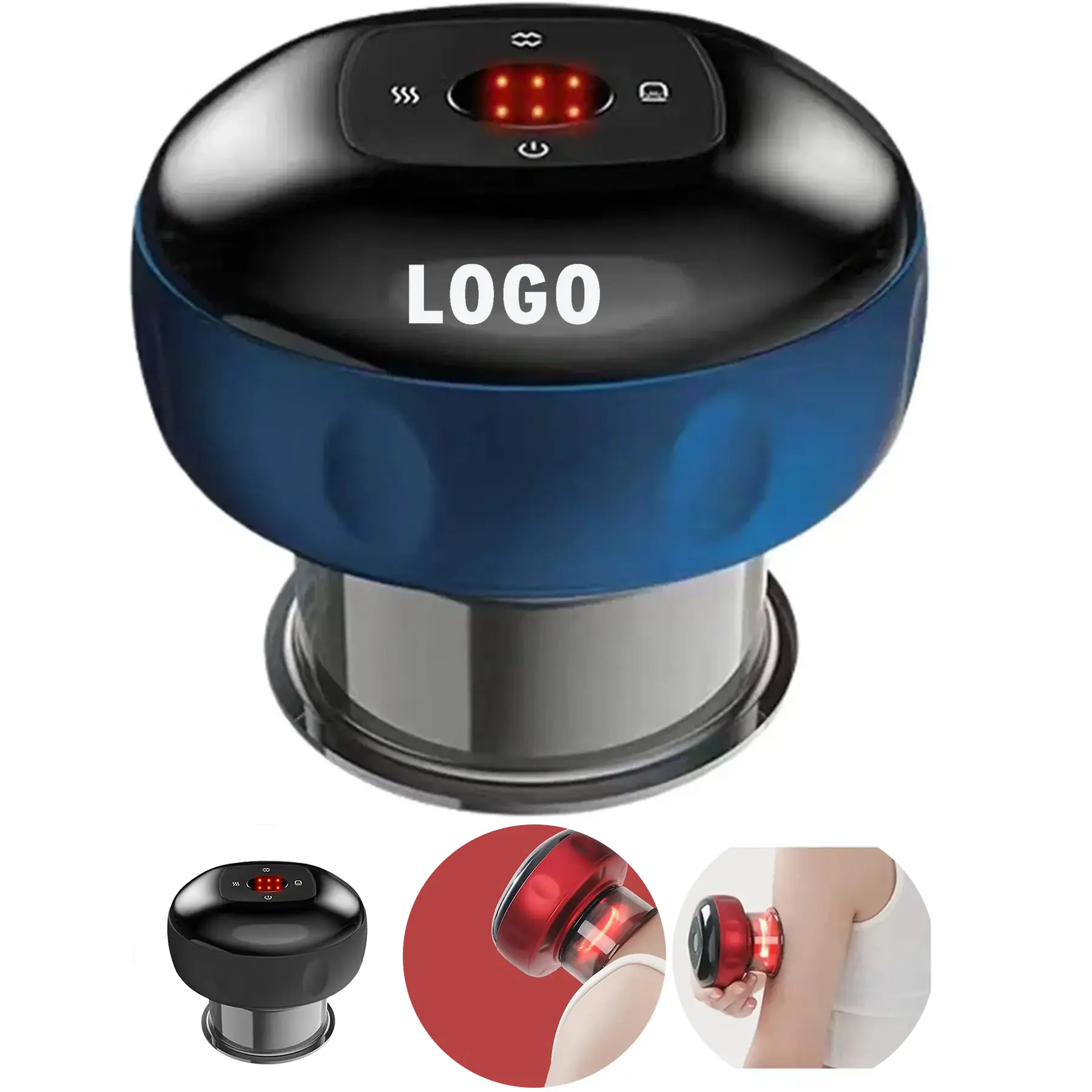 Multifunctional Electric Cupping Massager with Adjustable Suction and Heat Modes for Muscle Relief 2