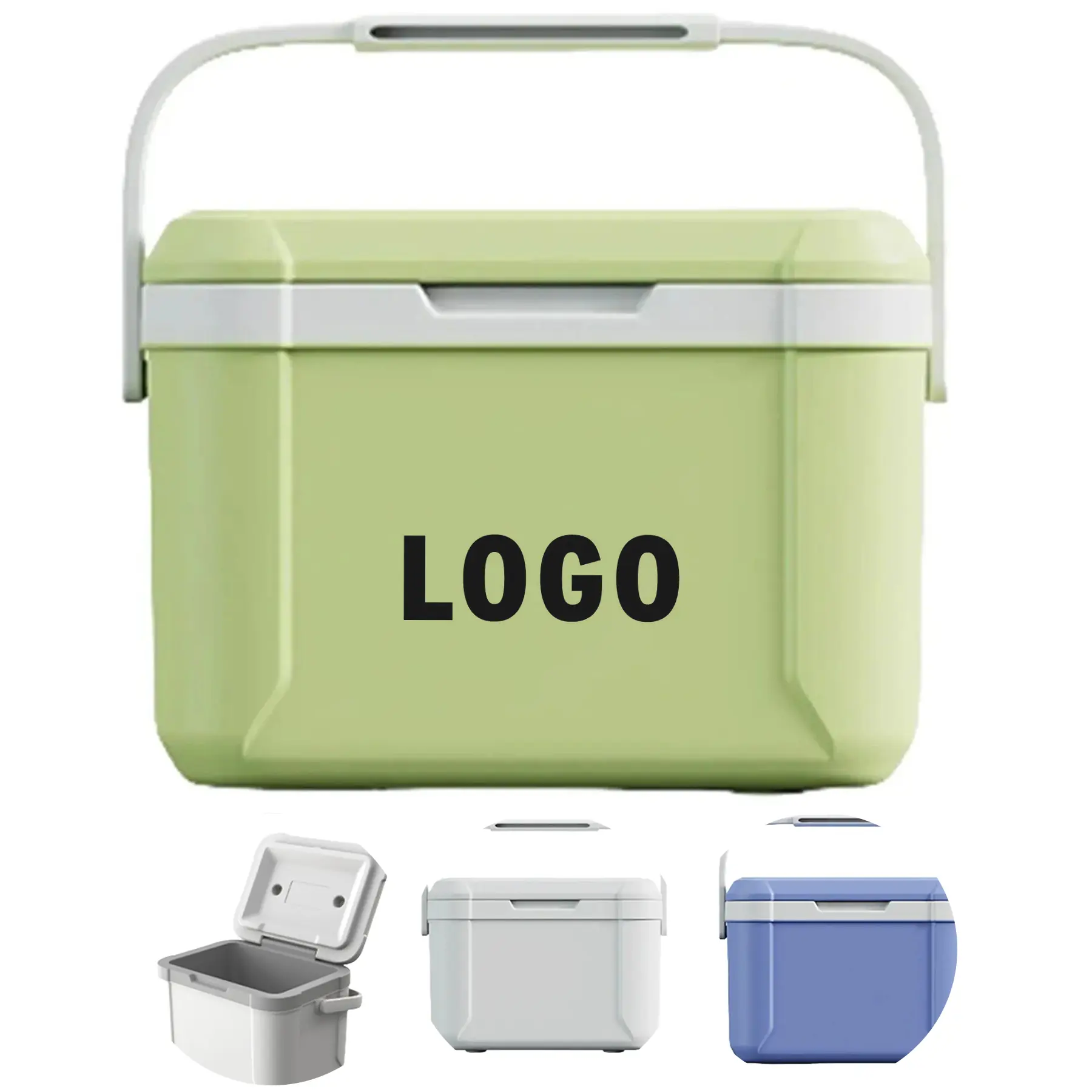 Portable Insulated Cooler Box 5.5L Food Storage Handle 2