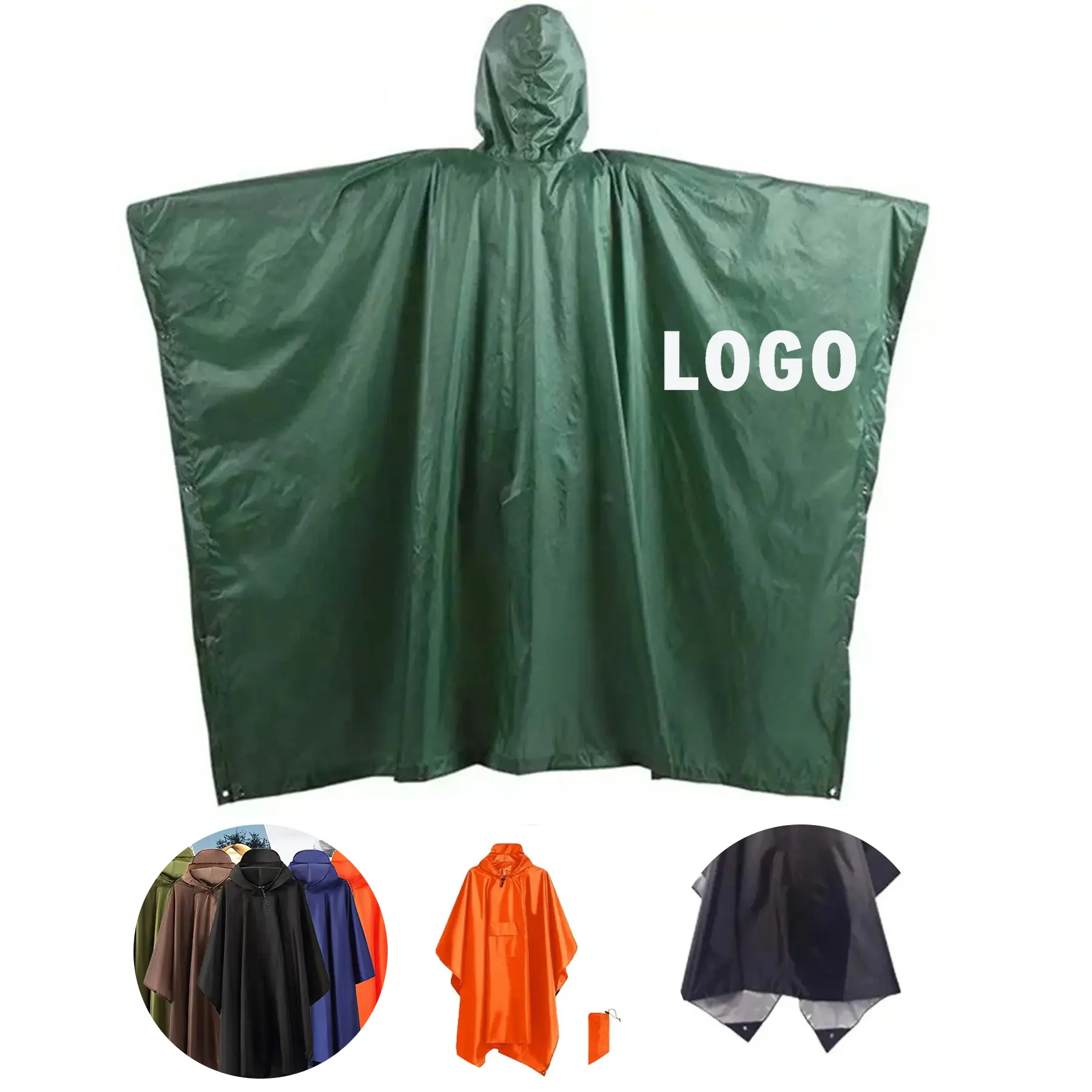 All Purpose Rain Poncho Shelter Mat 2