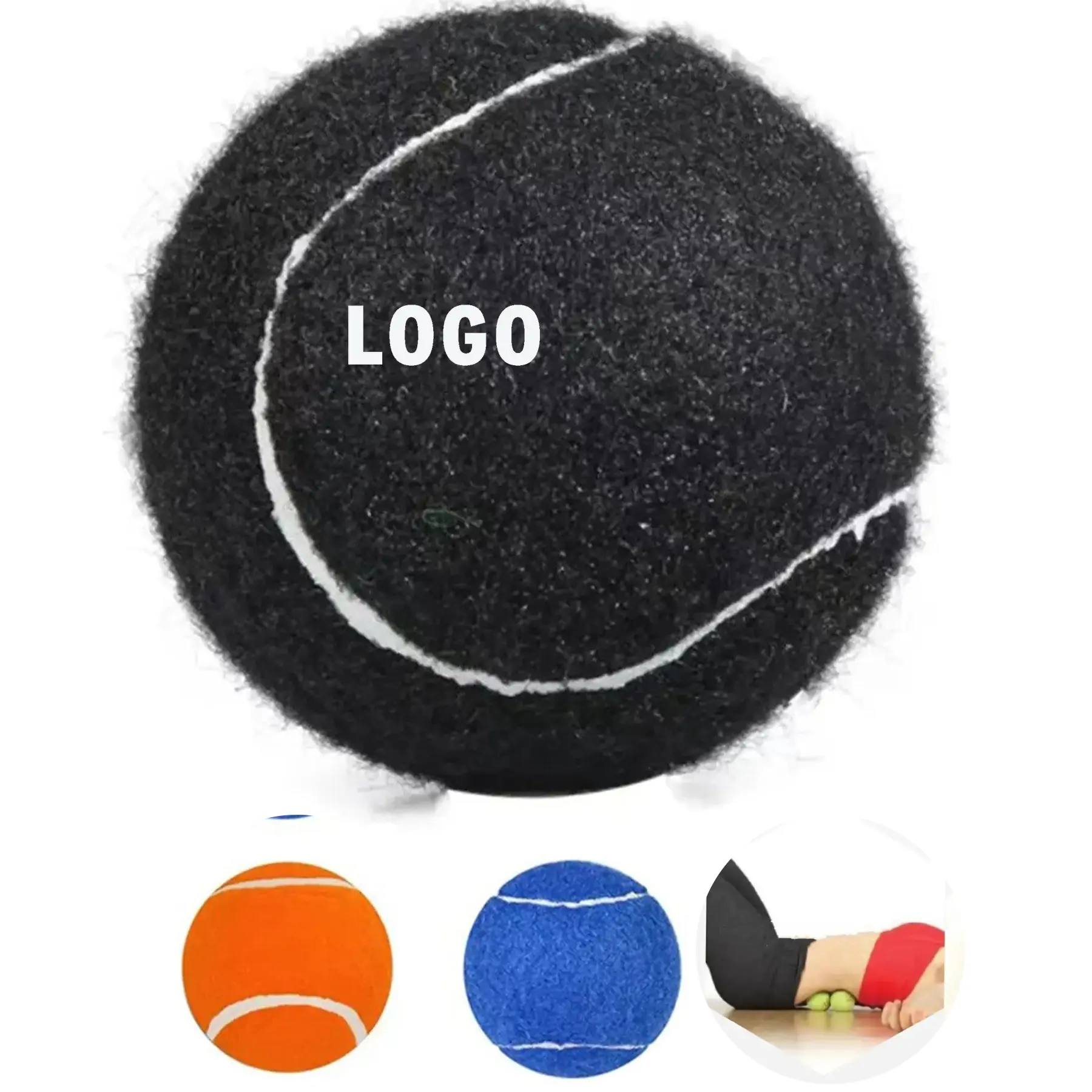 Custom Logo Vibrant Tennis Balls Soft Durable Practice 2